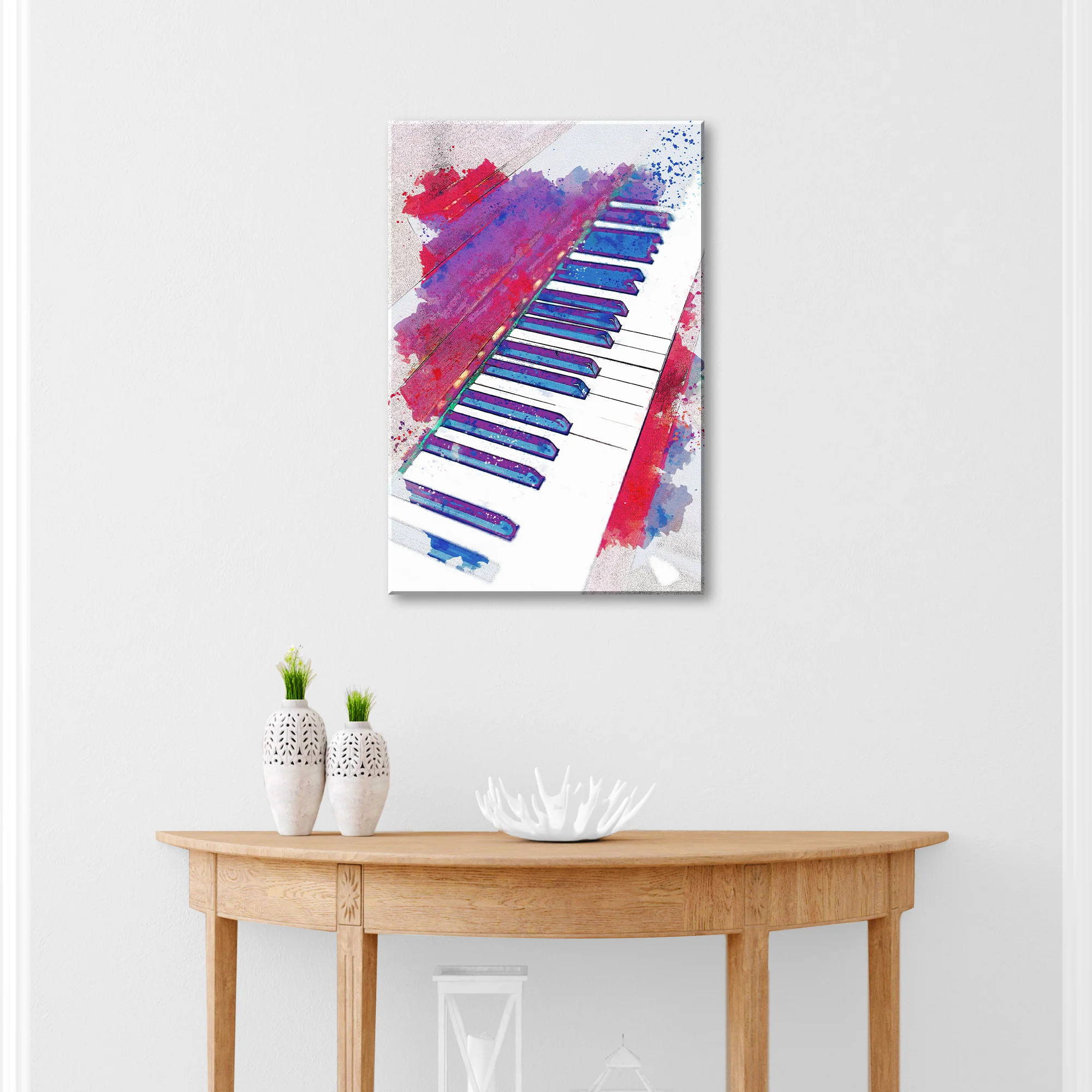 Piano Abstract Canvas Wall Art - Image 3