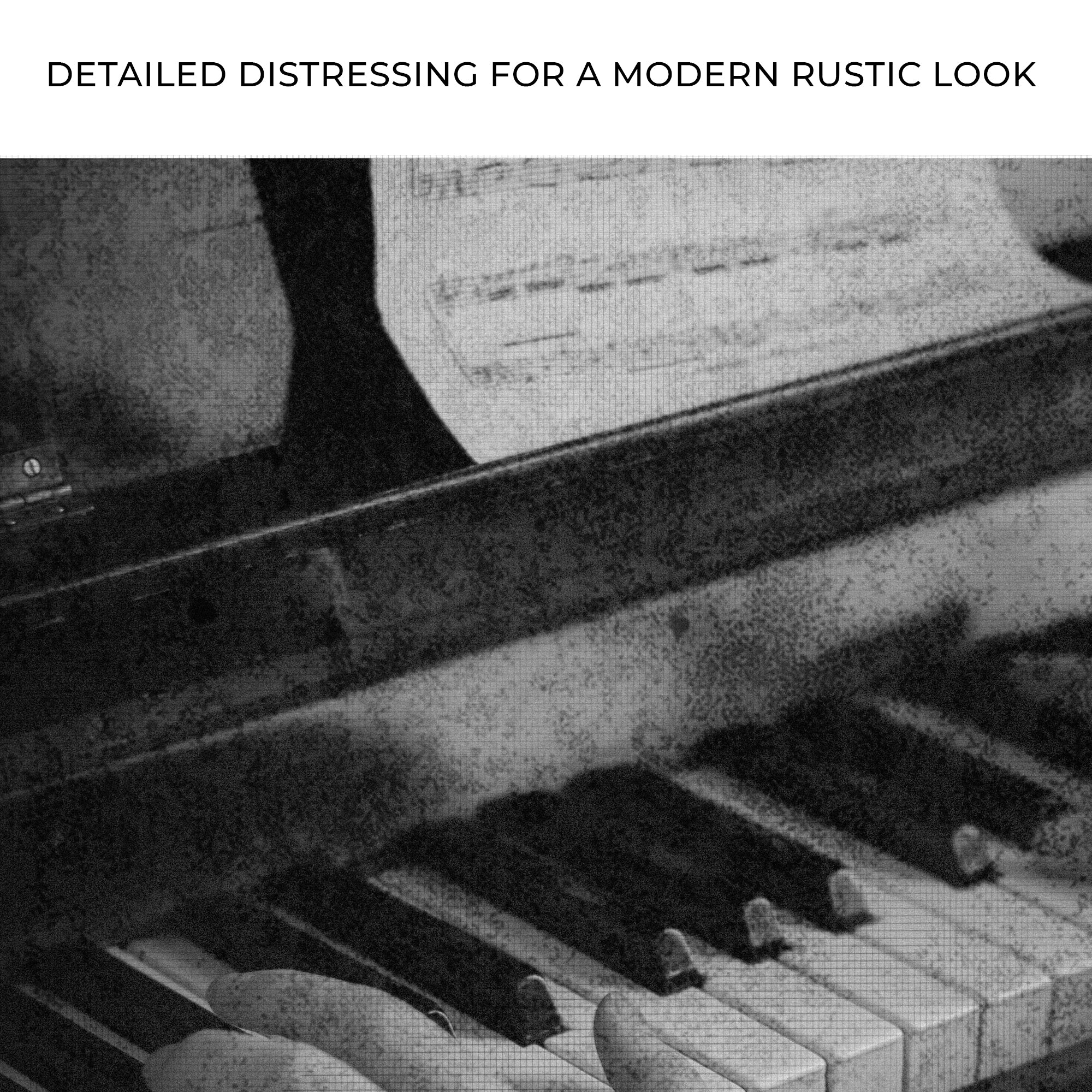 Piano Grunge Canvas Wall Art - Image 4