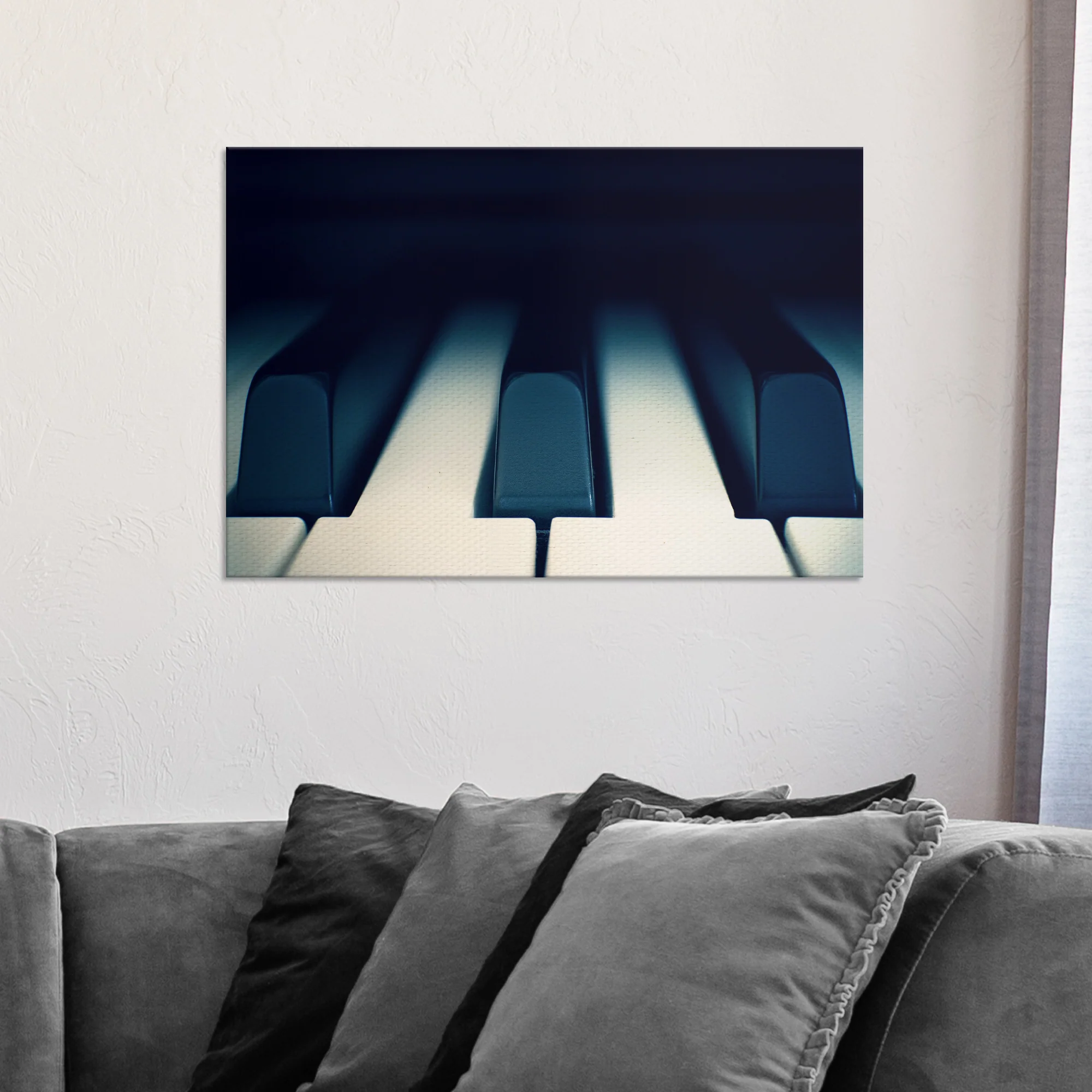 Piano Up Close Canvas Wall Art - Image 3