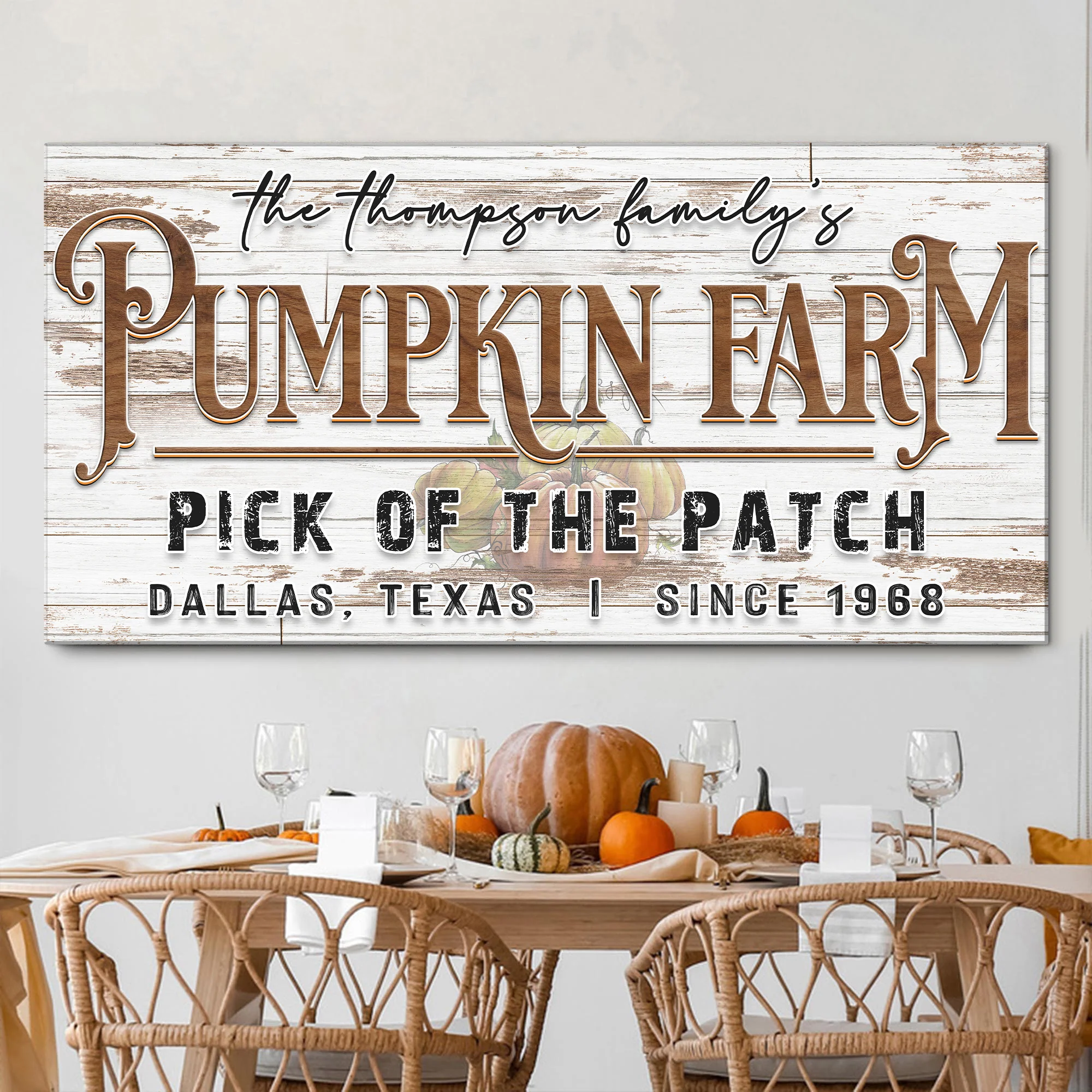 Pick Of The Patch Pumpkin Farm Sign II - Image 2