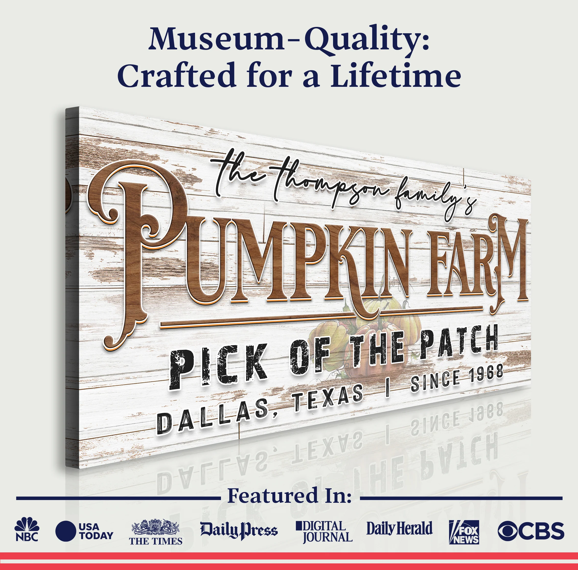 Pick Of The Patch Pumpkin Farm Sign II - Image 4