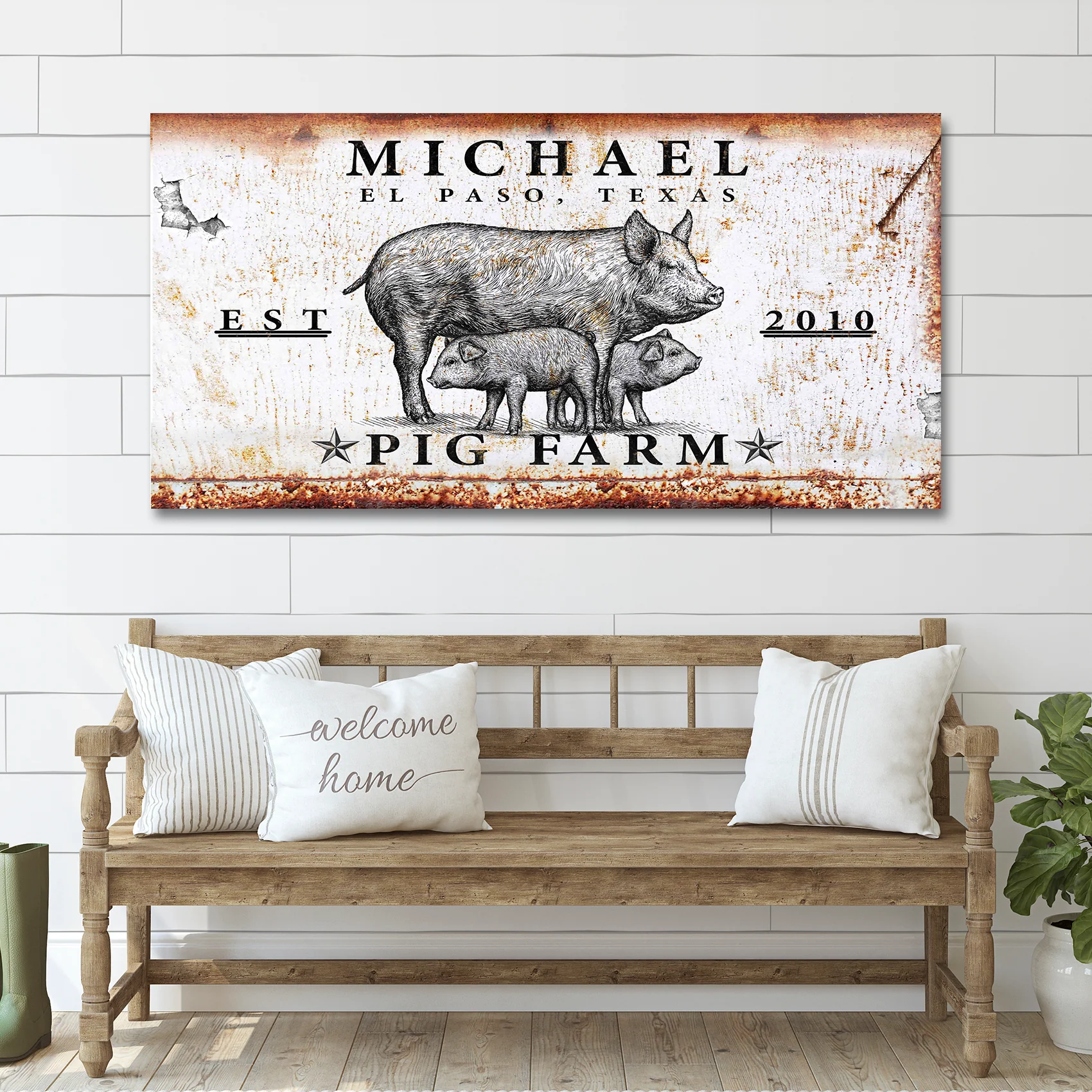 Pig Farm Sign - Image 6