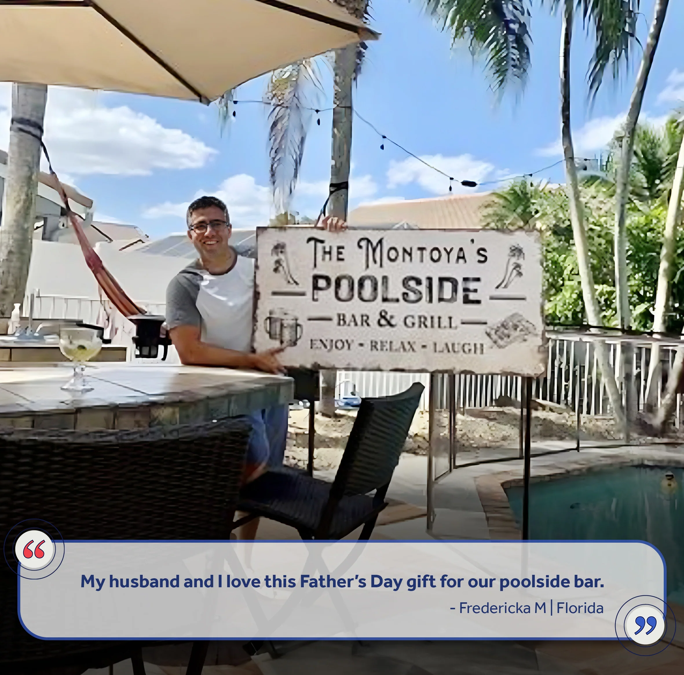 Personalized Poolside Bar And Grill Sign - Image 7