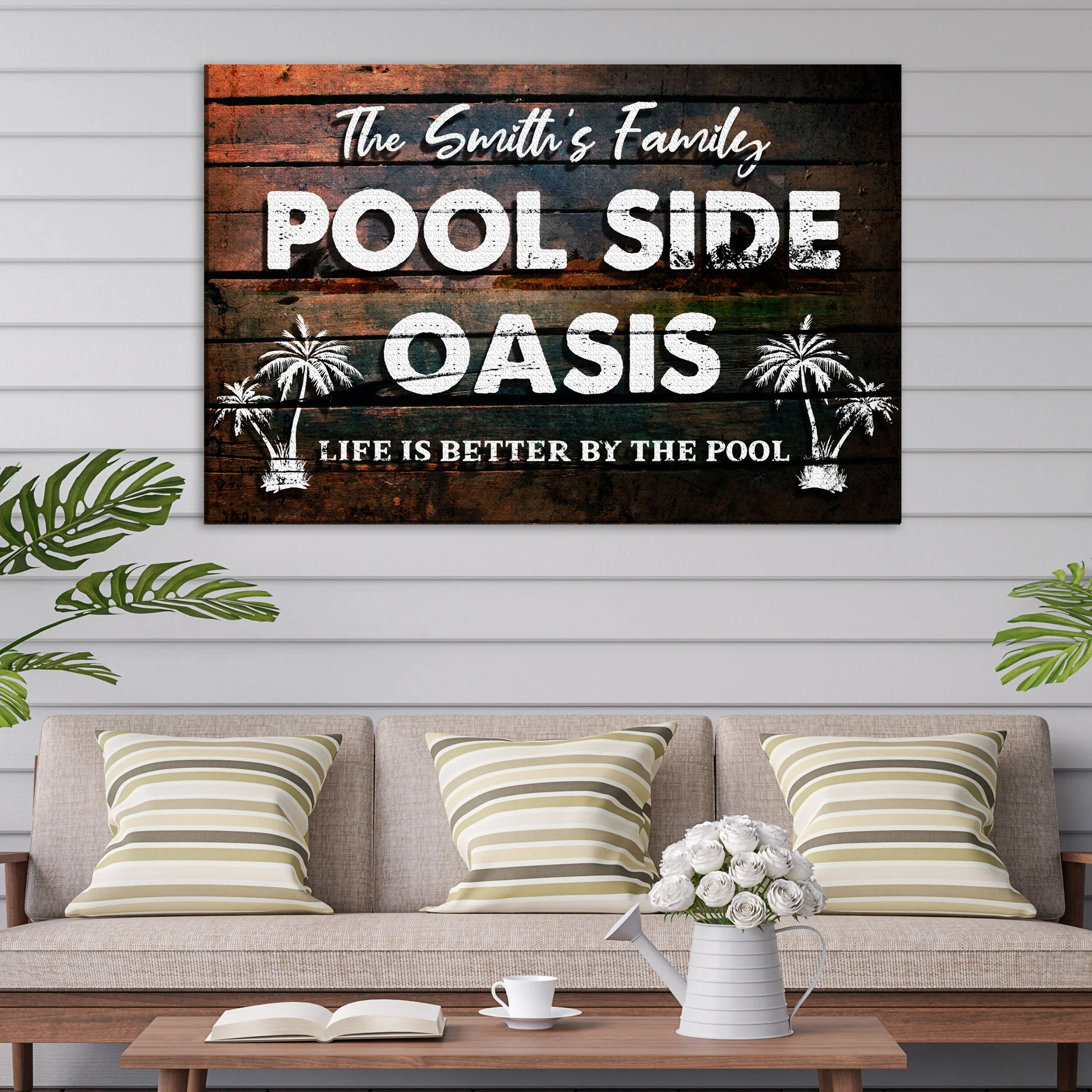 Poolside Oasis Sign - Image 3
