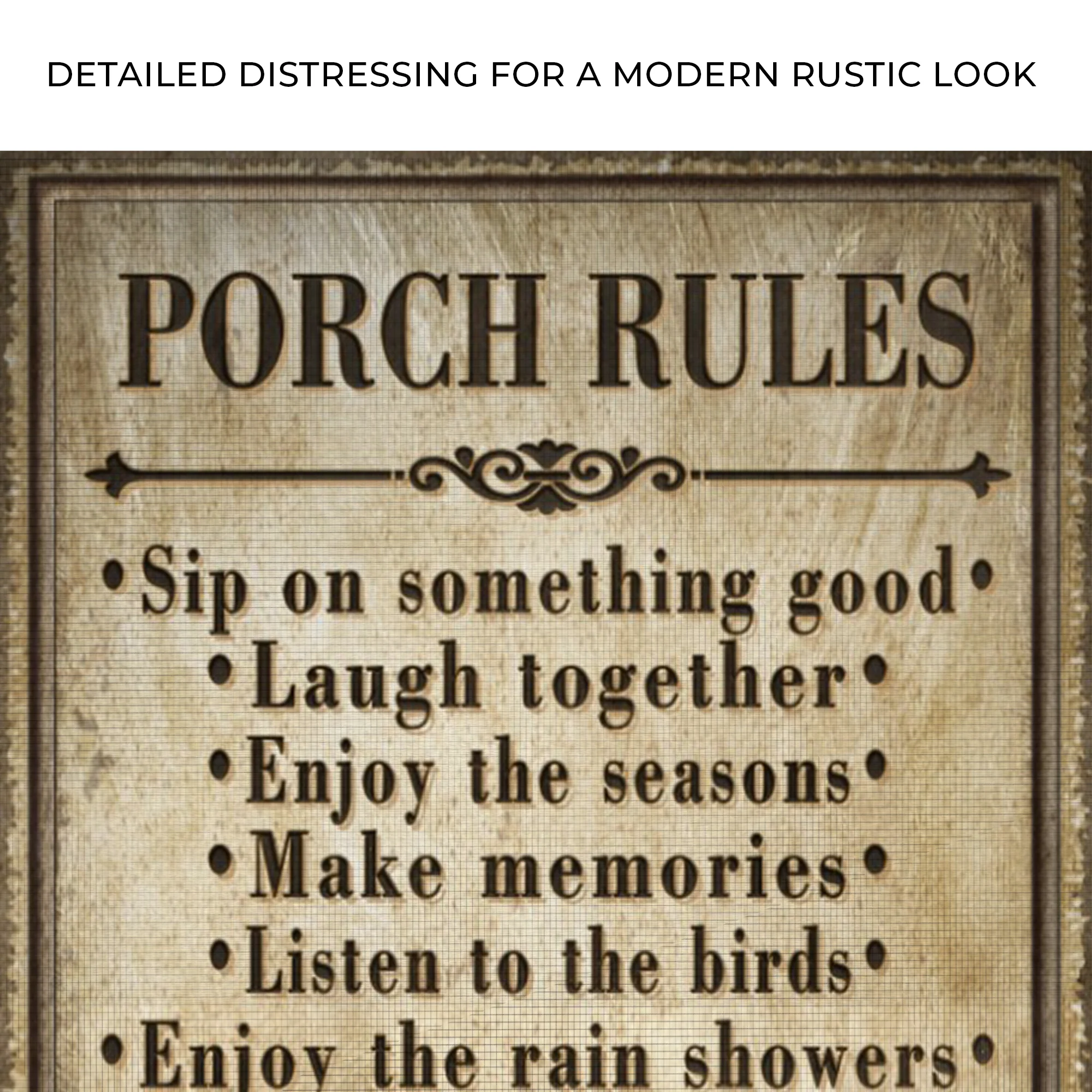 Porch Rules Sign II - Image 4
