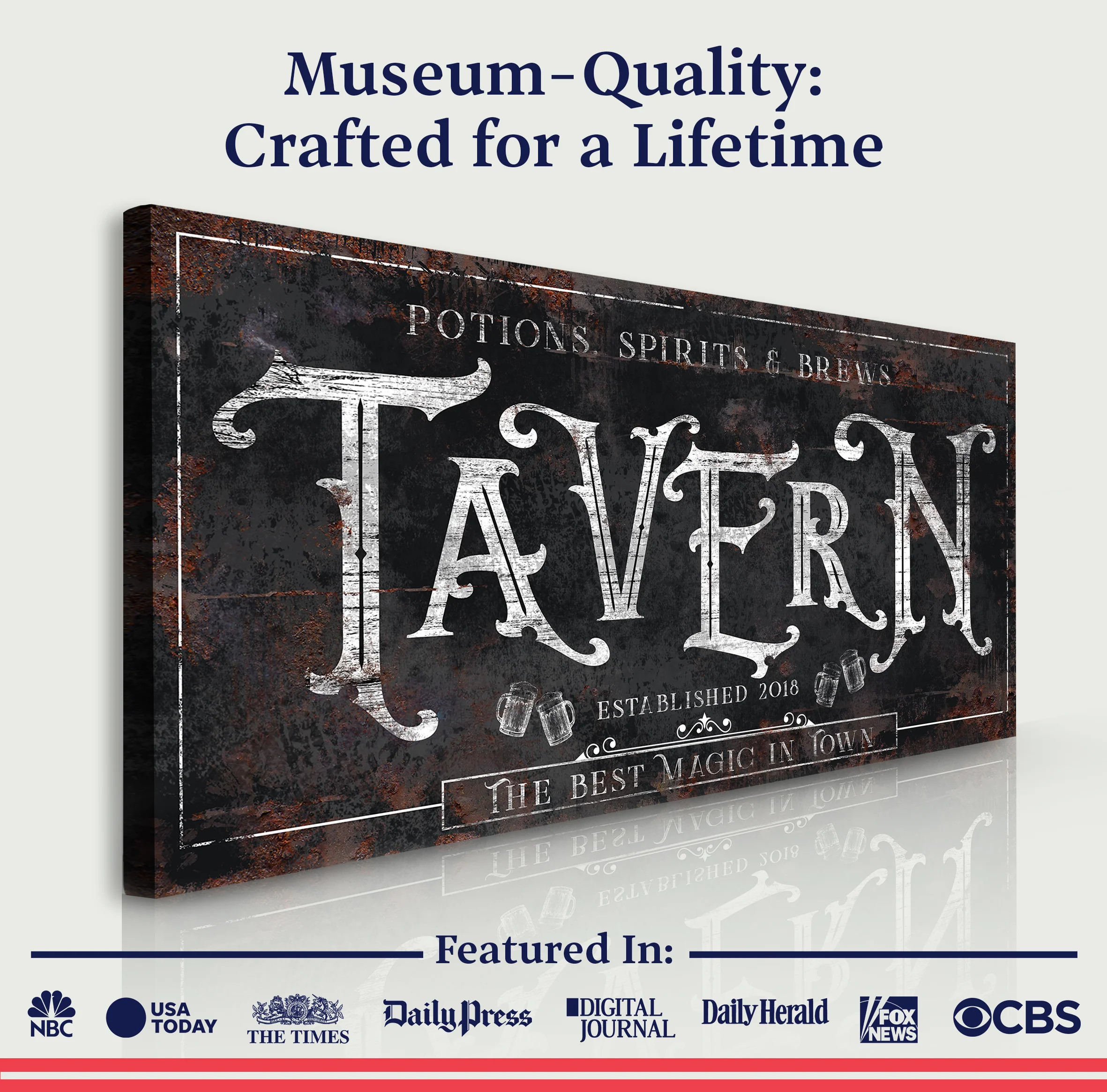 Potions, Spirits & Brews Tavern Halloween Sign II - Image 5