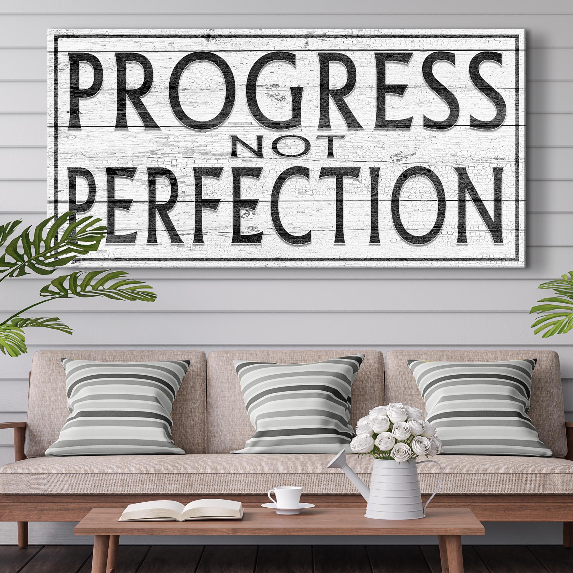 Progress Not Perfection Sign - Image 2