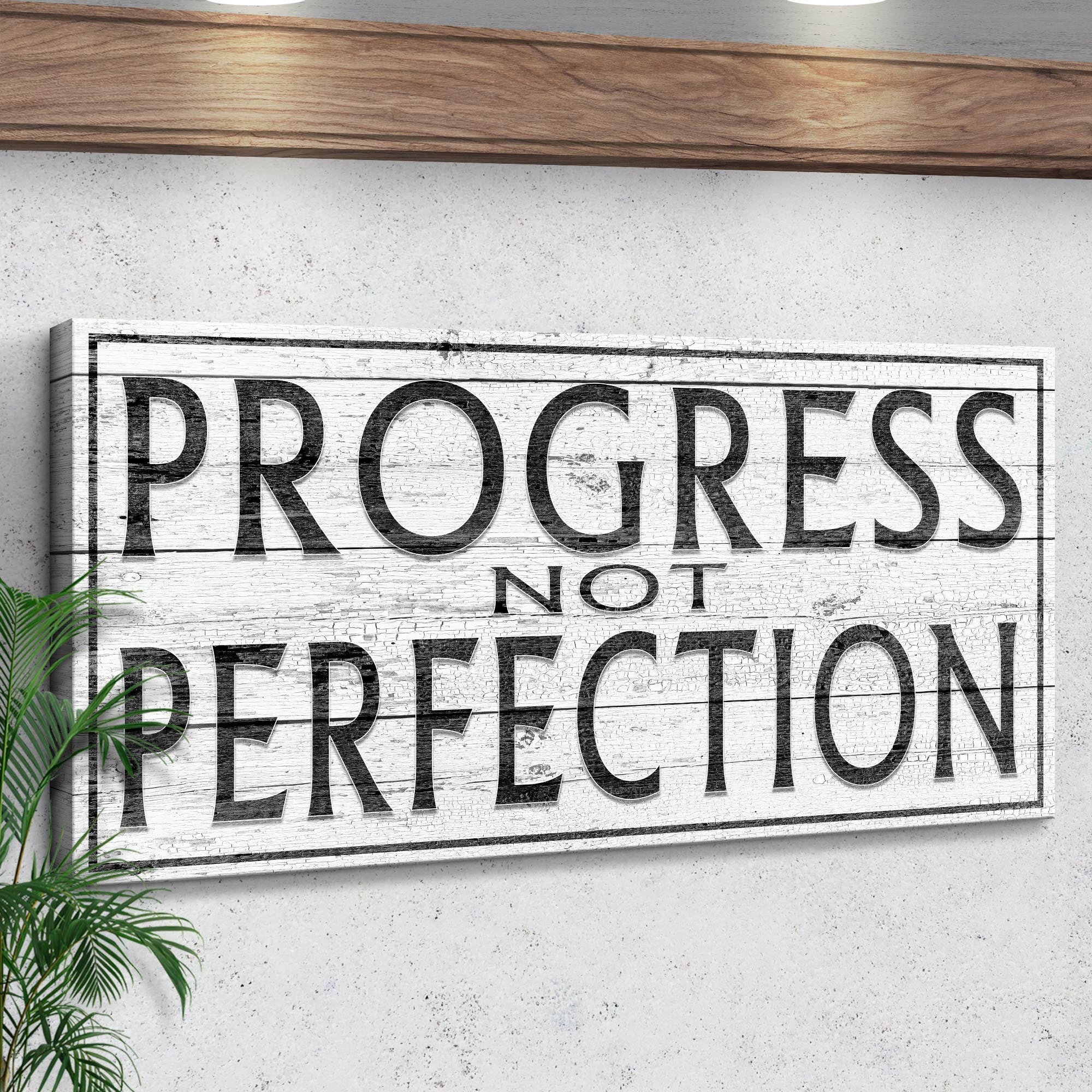 Progress Not Perfection Sign - Image 3