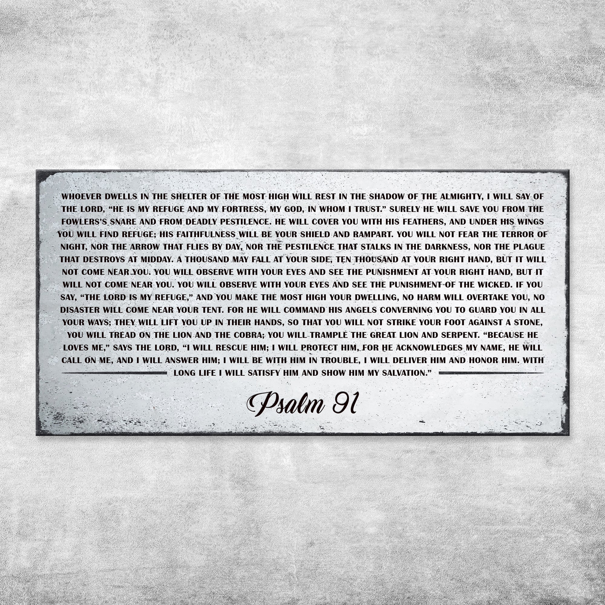 Psalm 91 - Whoever Dwells In The Shelter Of The Most High Sign IV - Image 2