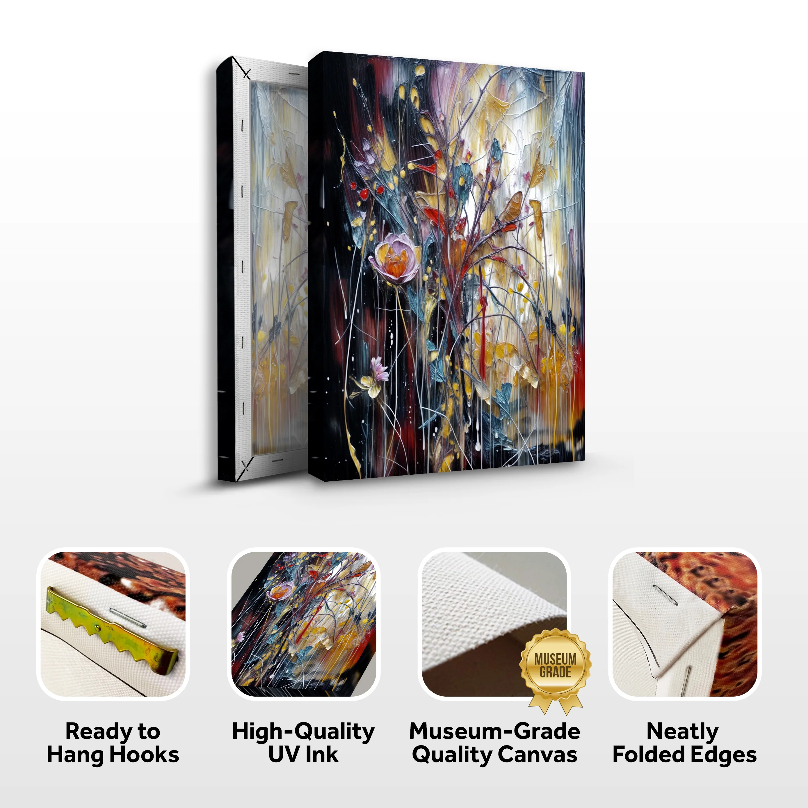 Abstract Bright Radiance Wall Art - Image 4