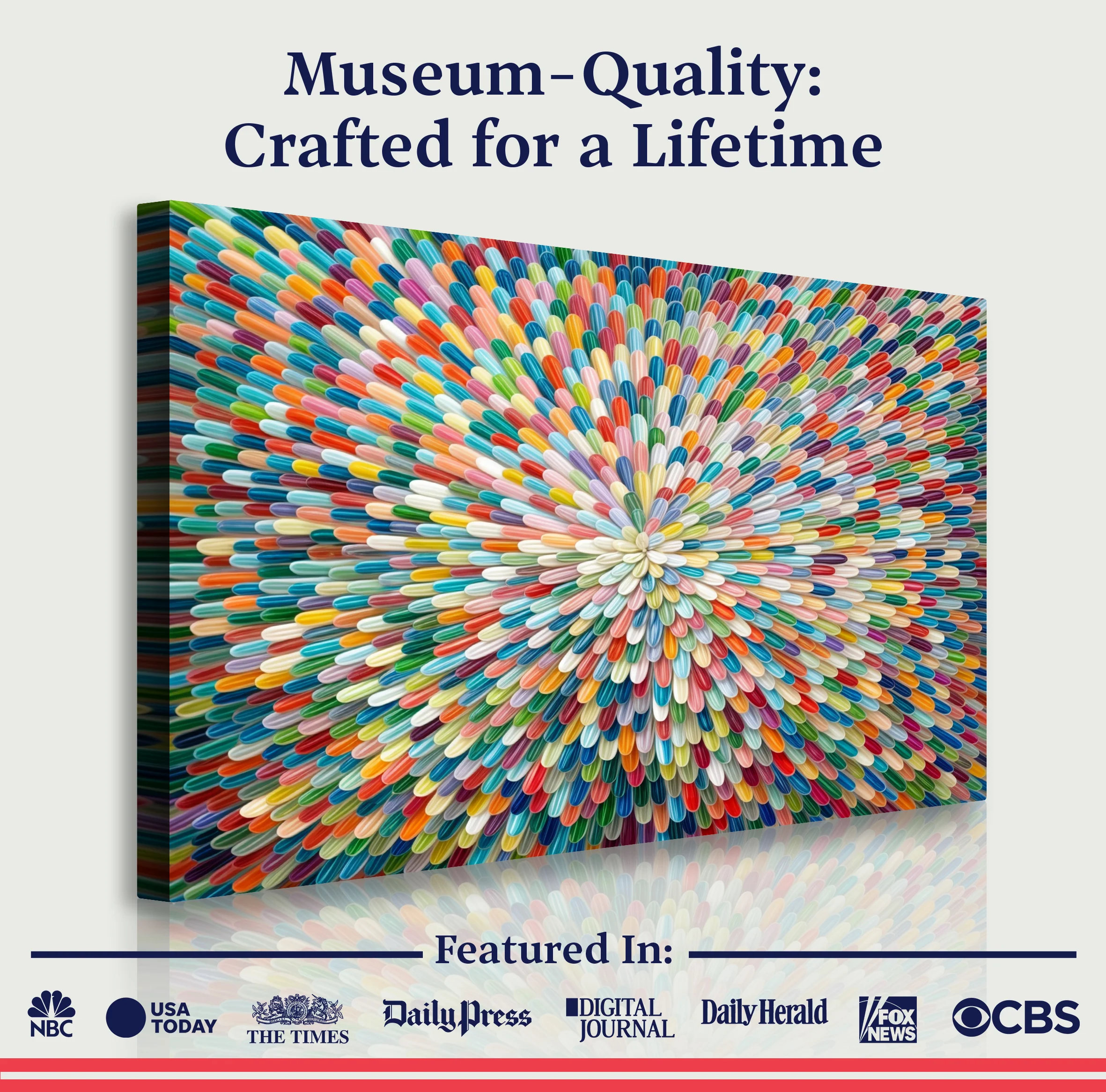 Radiant Bloom Abstract Impasto Wall Art - Image 6