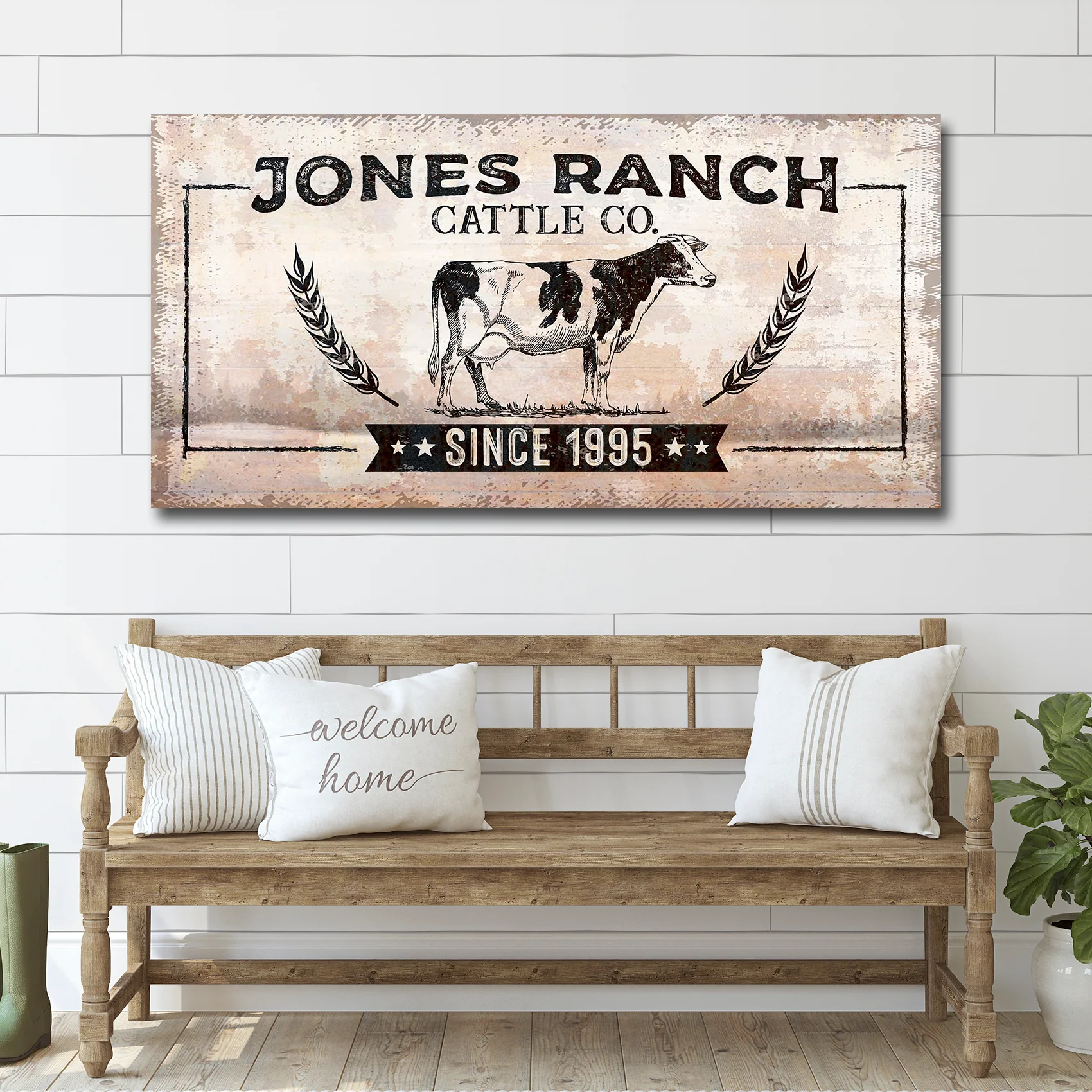 Ranch Cattle Co Rustic Sign - Image 6