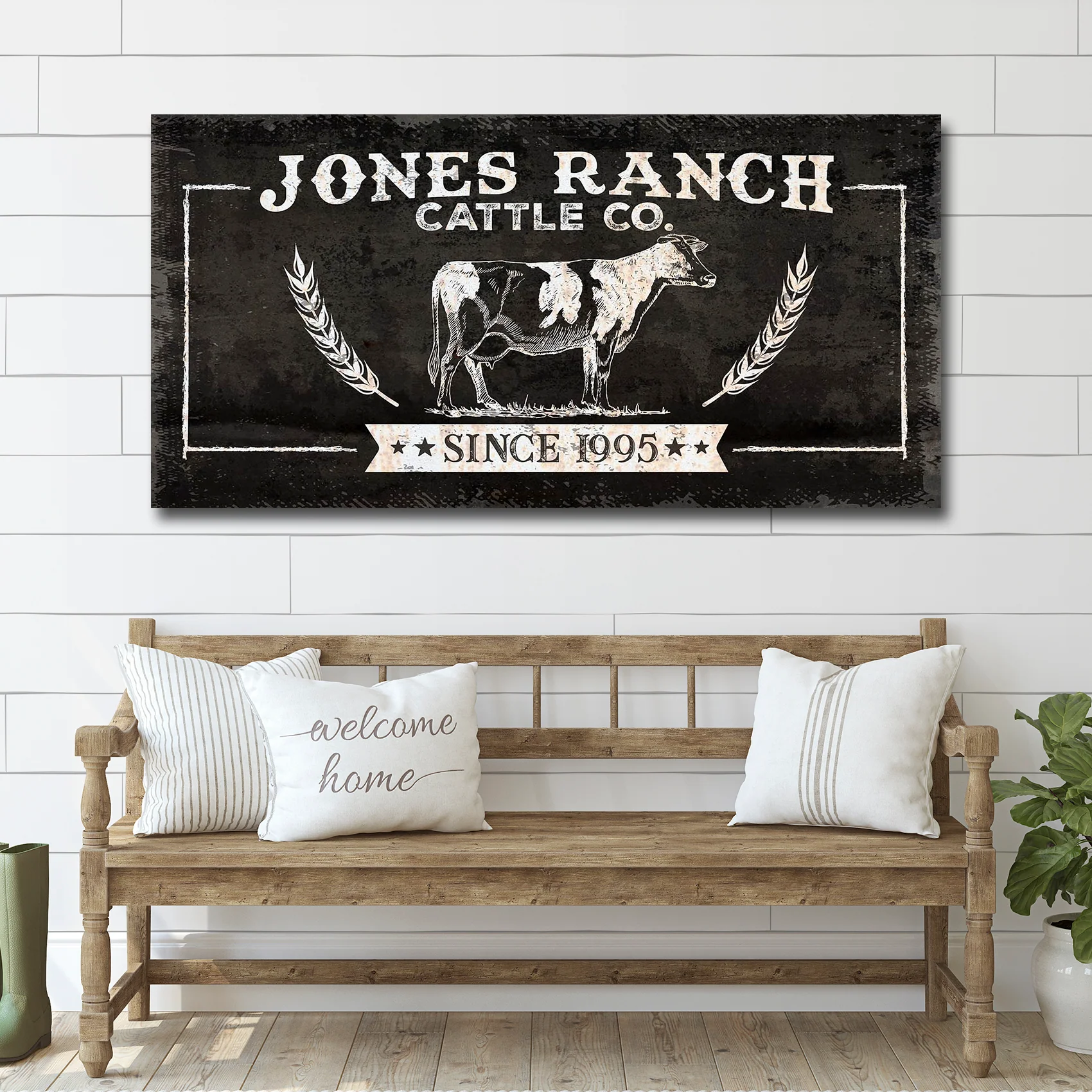 Ranch Cattle Co Rustic Sign - Image 7