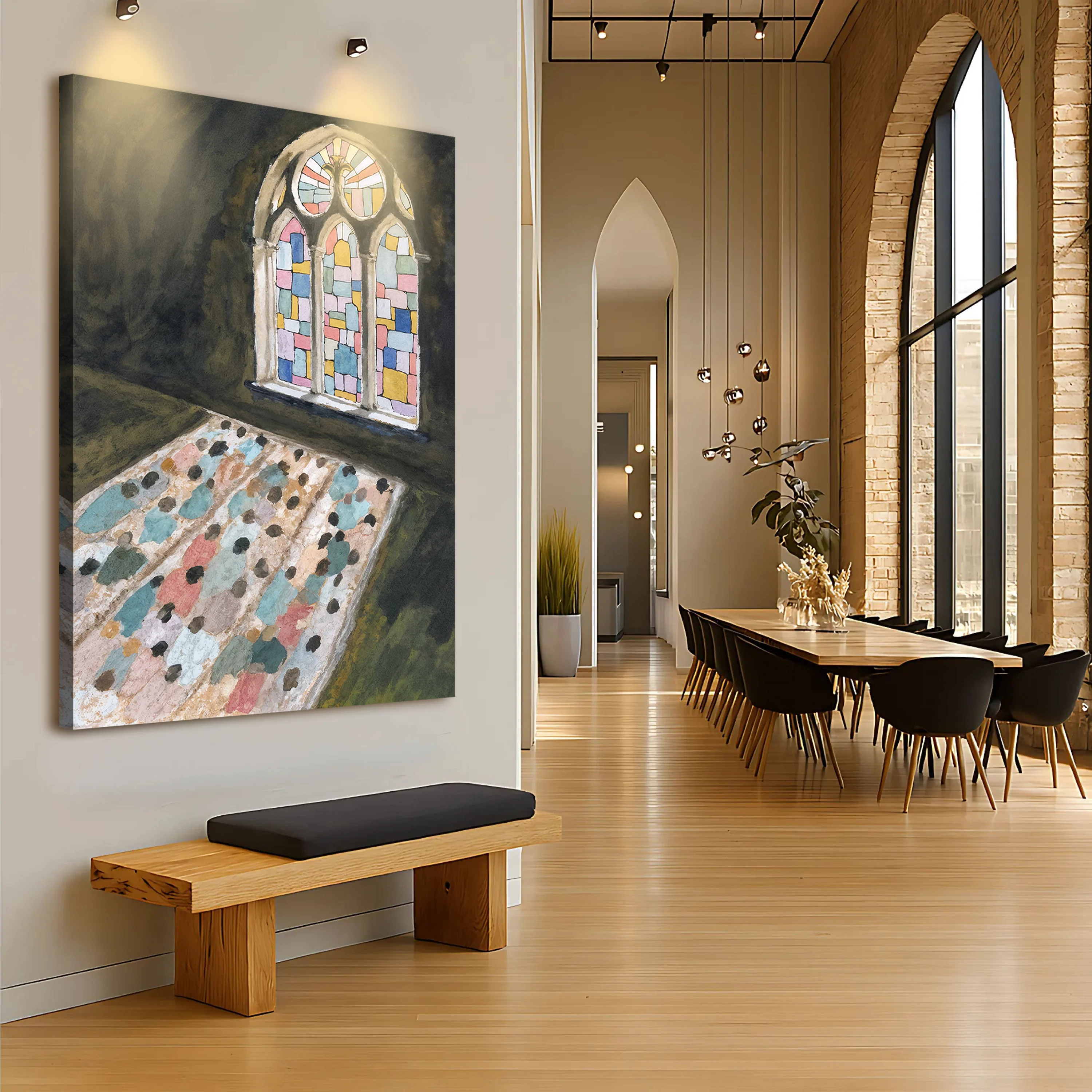 Sacred Reflection Faith Wall Art - Image 2