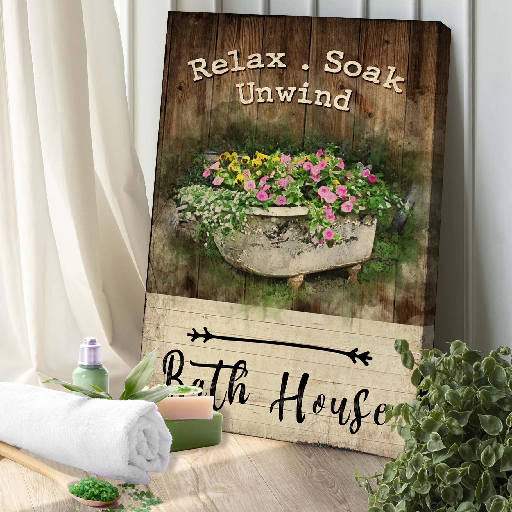 Relax Soak Unwind Sign VII - Image 3