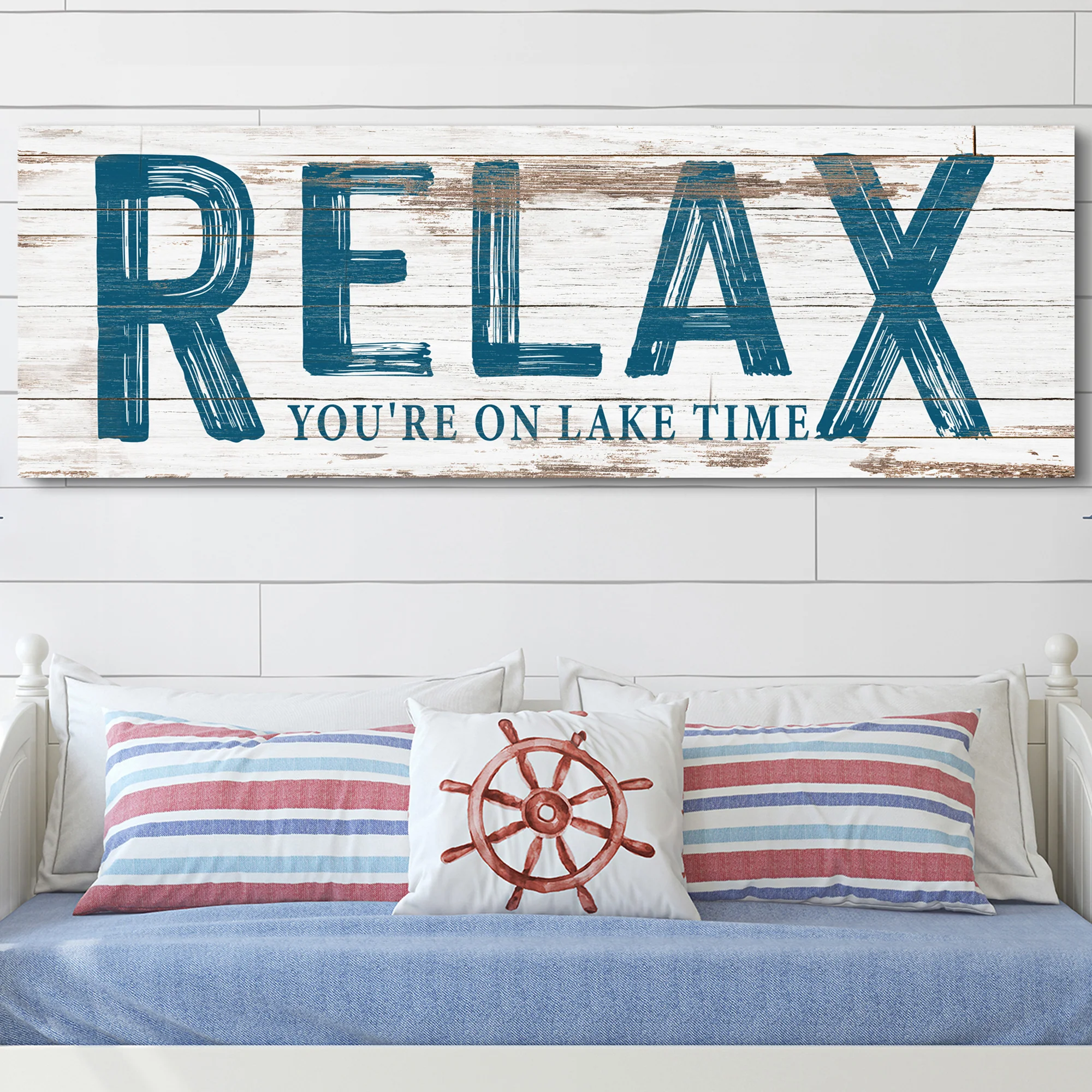 Relax You're on Lake Time Sign - Image 3