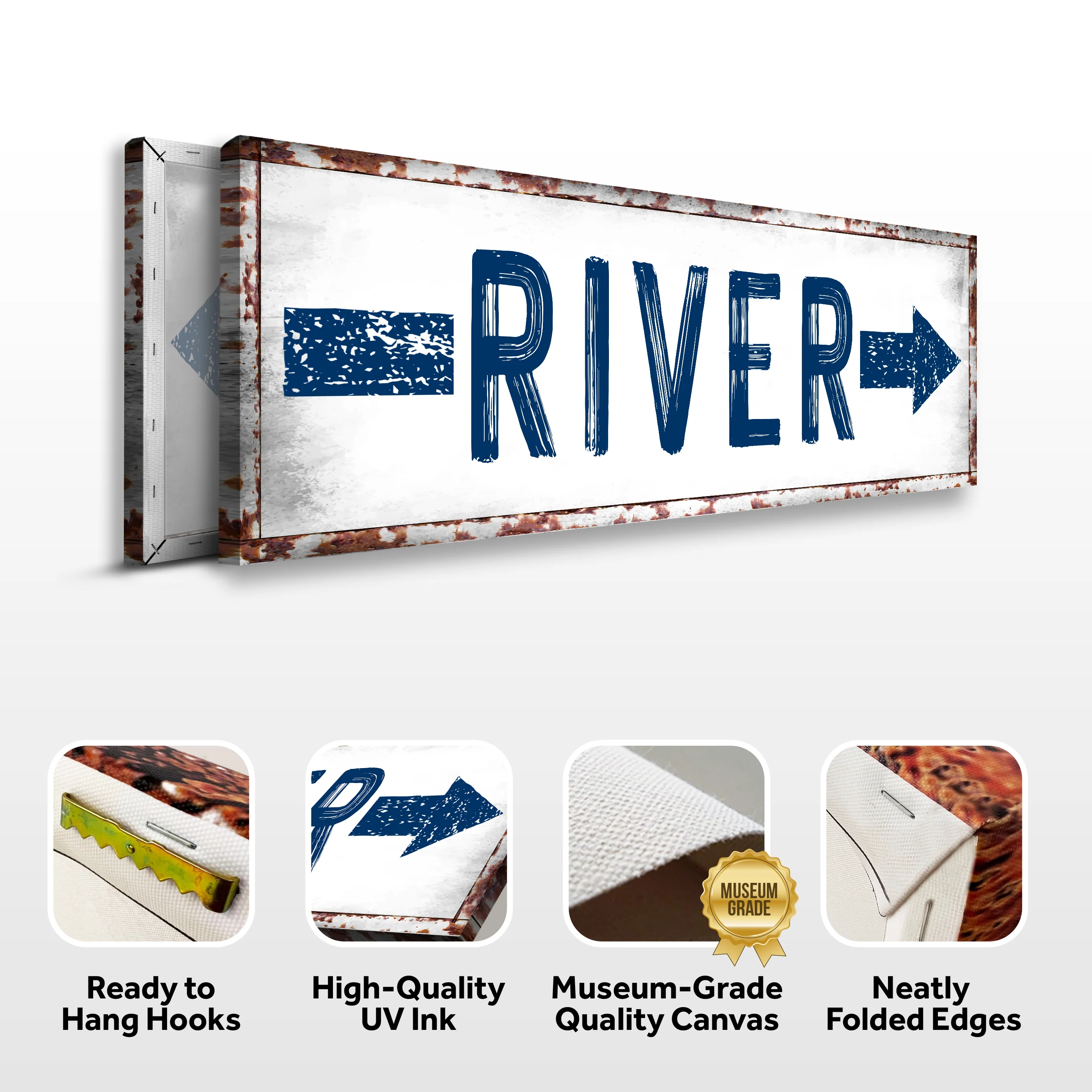 River Arrow Sign - Image 3