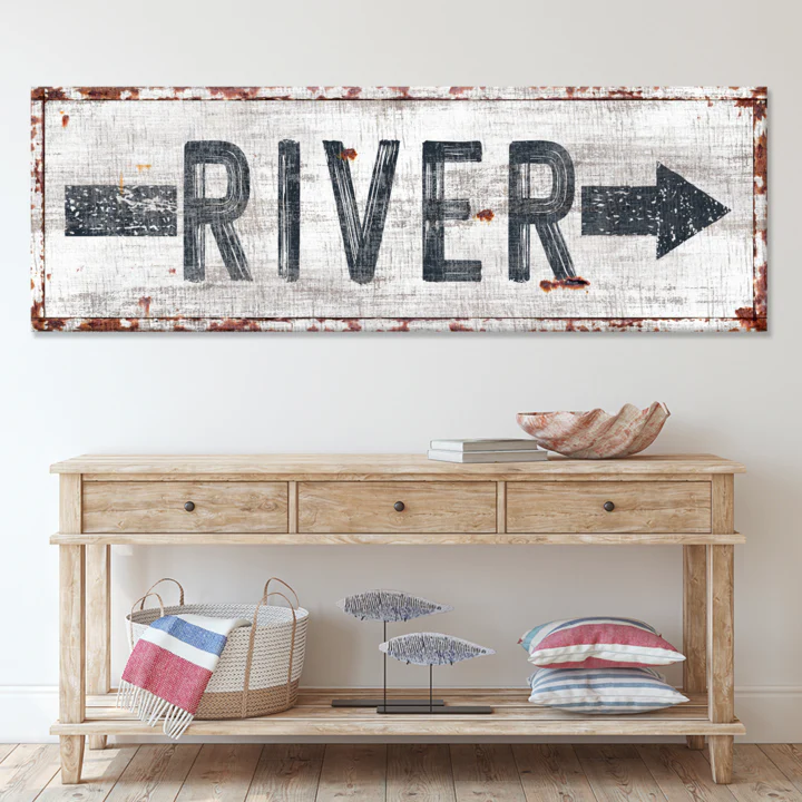 River Arrow Sign - Image 6