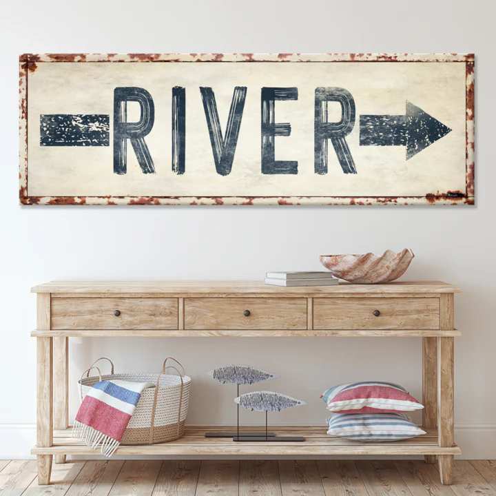 River Arrow Sign - Image 7