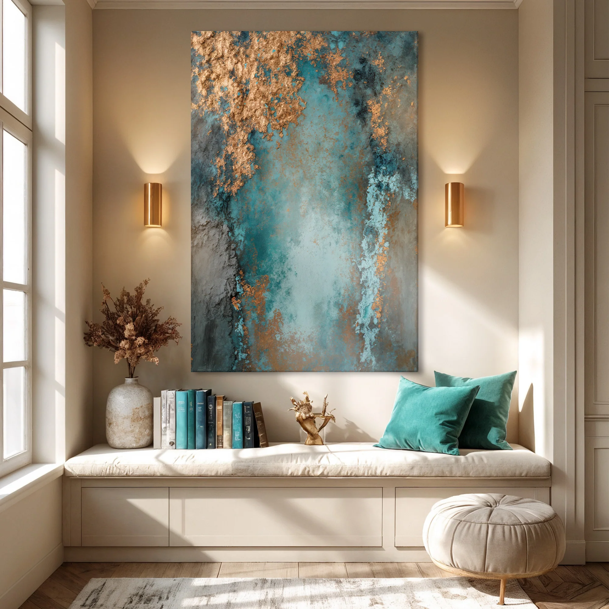 Rust and Reverie Abstract Wall Art I - Image 4