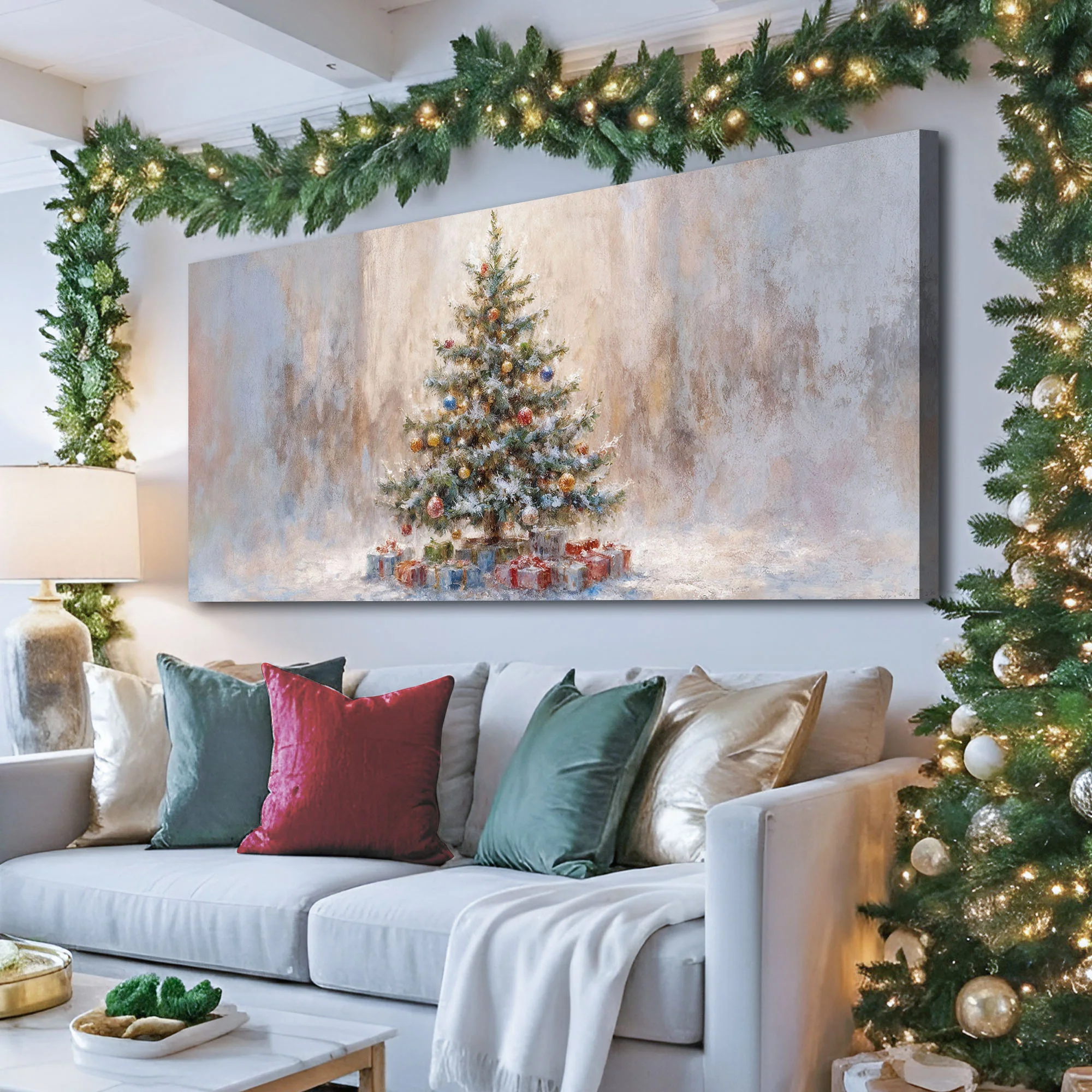 Rustic Christmas Tree Wall Art - Image 4