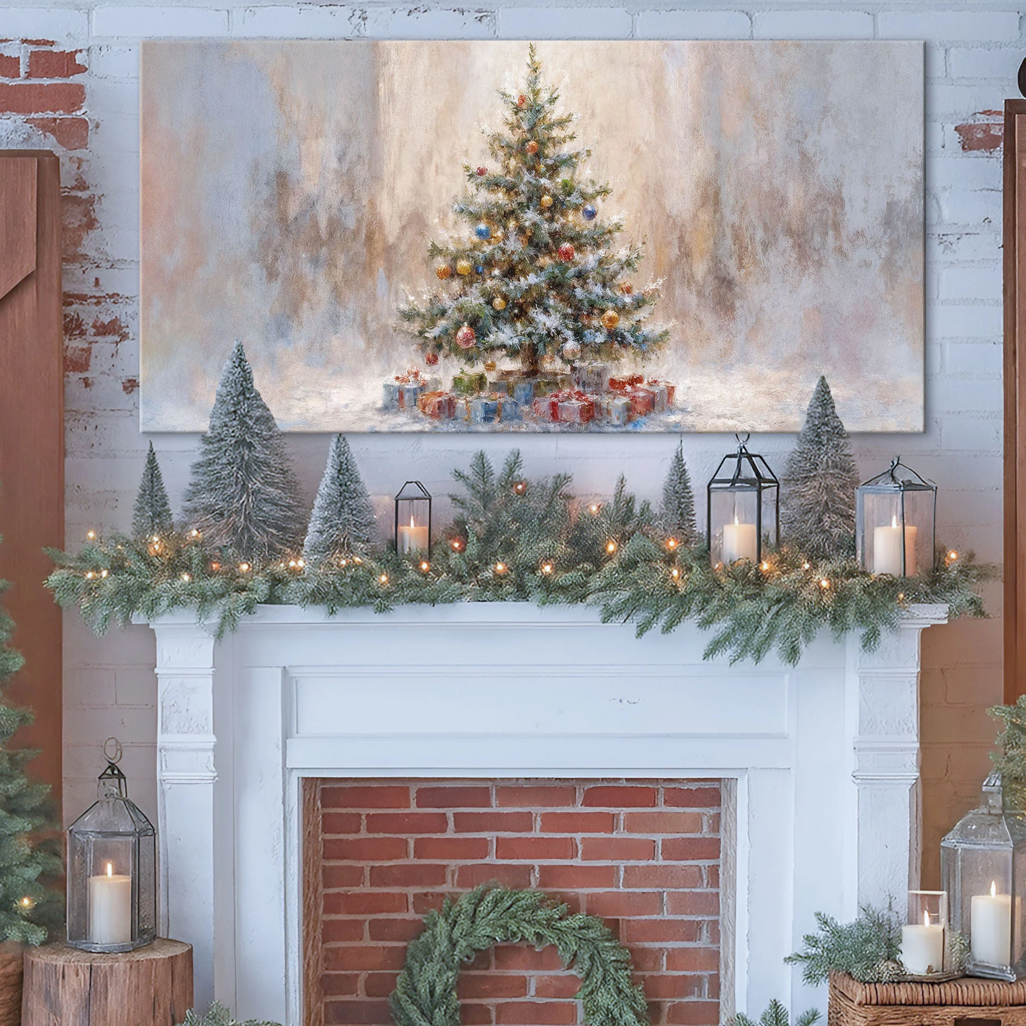 Rustic Christmas Tree Wall Art - Image 5