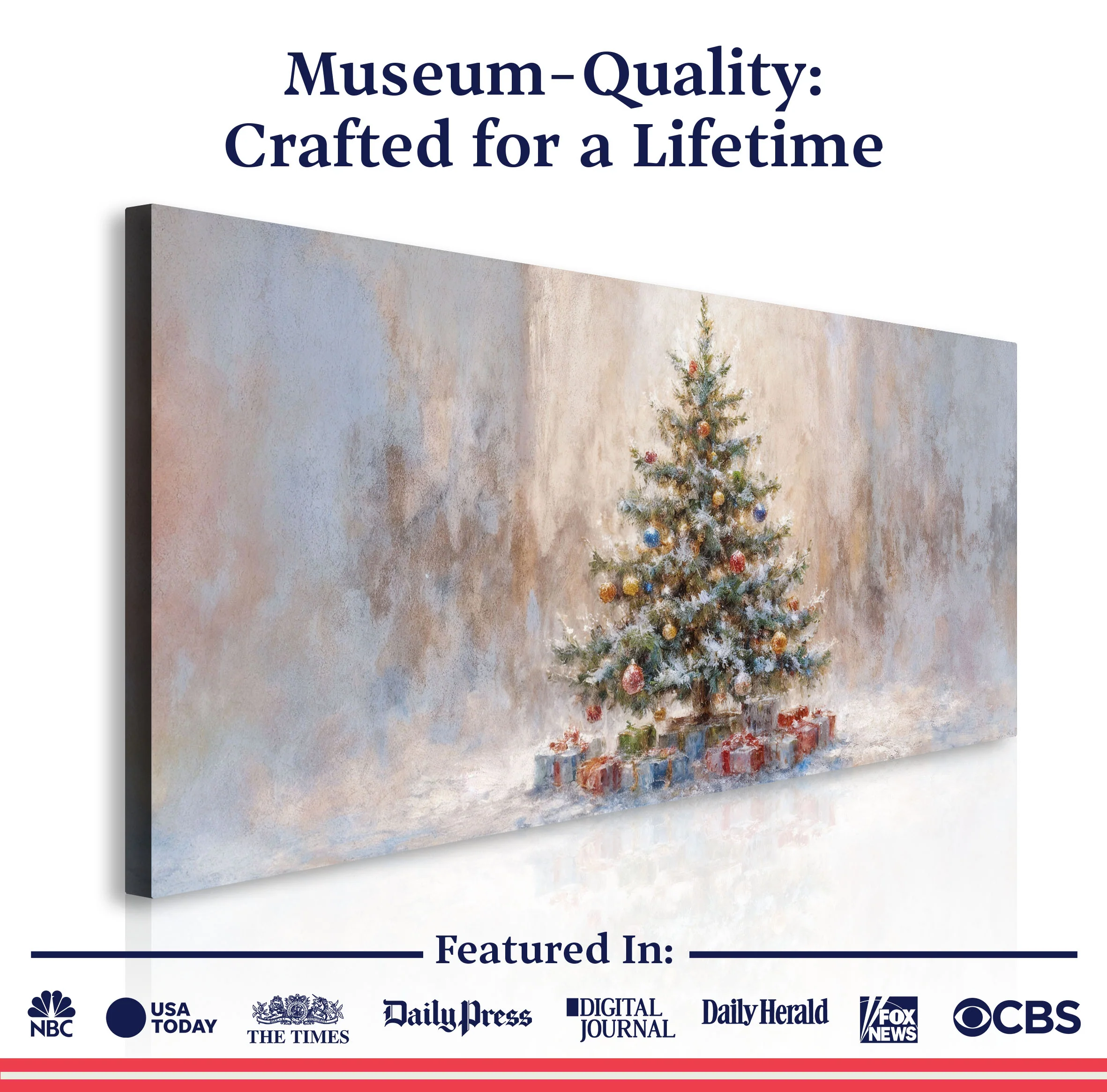Rustic Christmas Tree Wall Art - Image 6