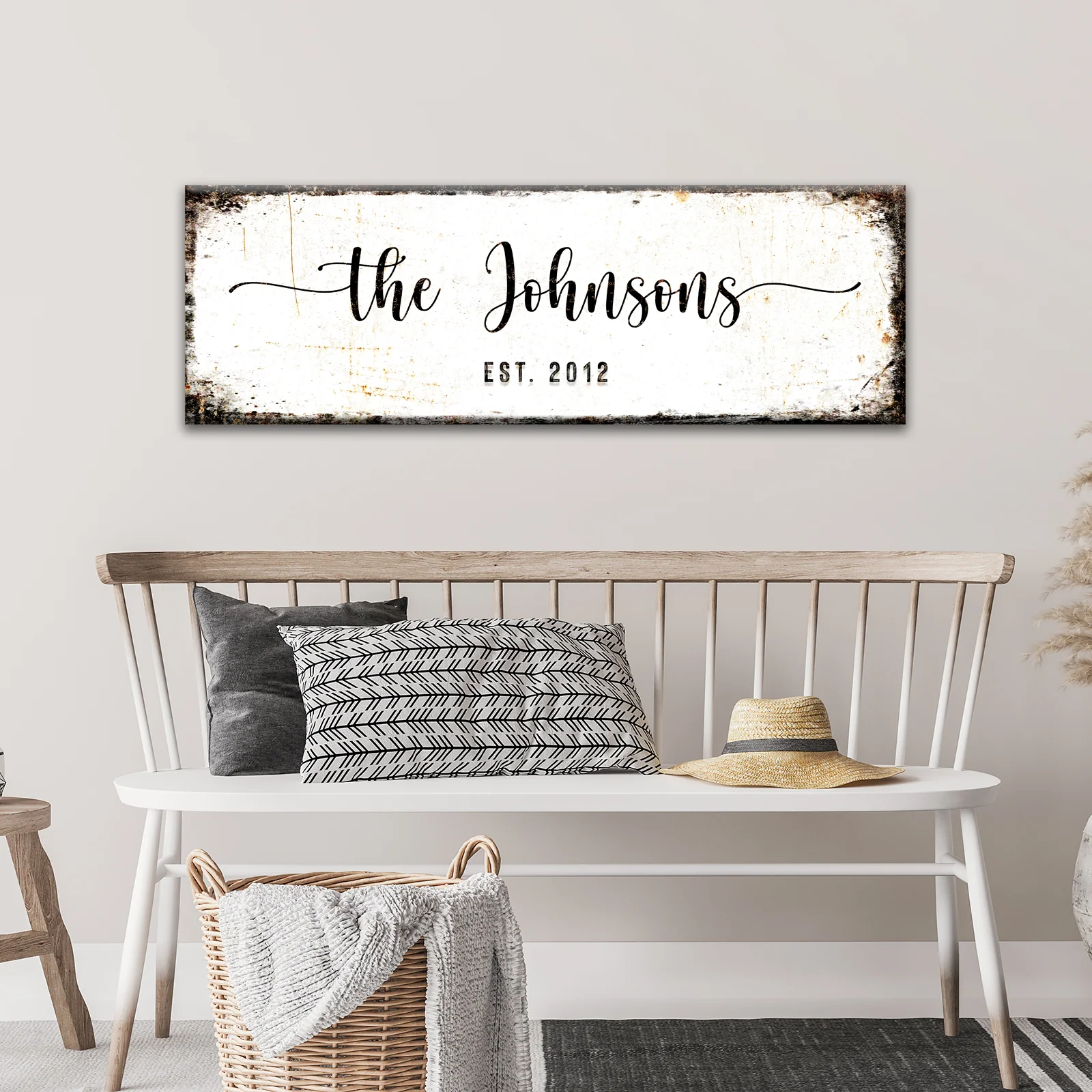 Rustic Family Name Sign - Image 6