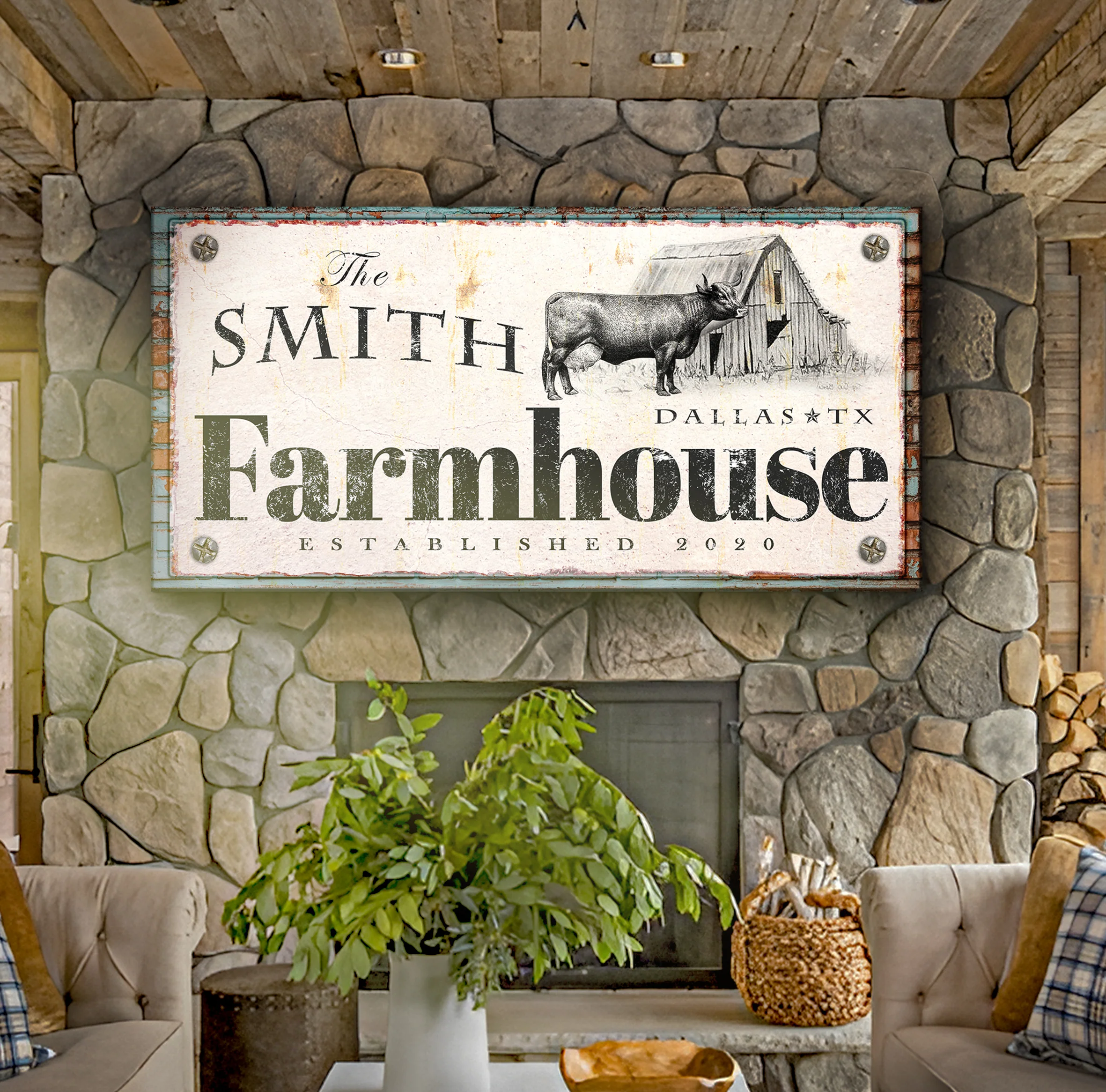 Rustic Farmhouse Sign II - Image 2