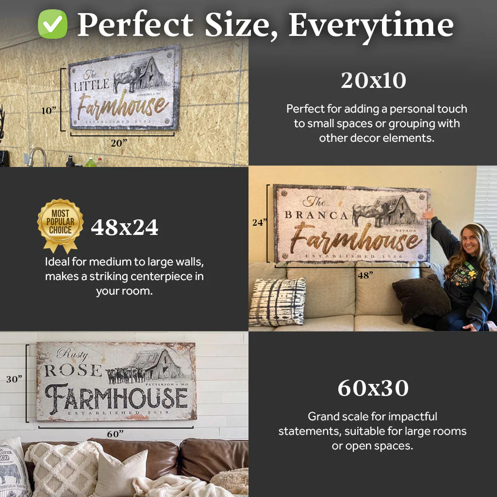 Rustic Farmhouse Sign - Image 4