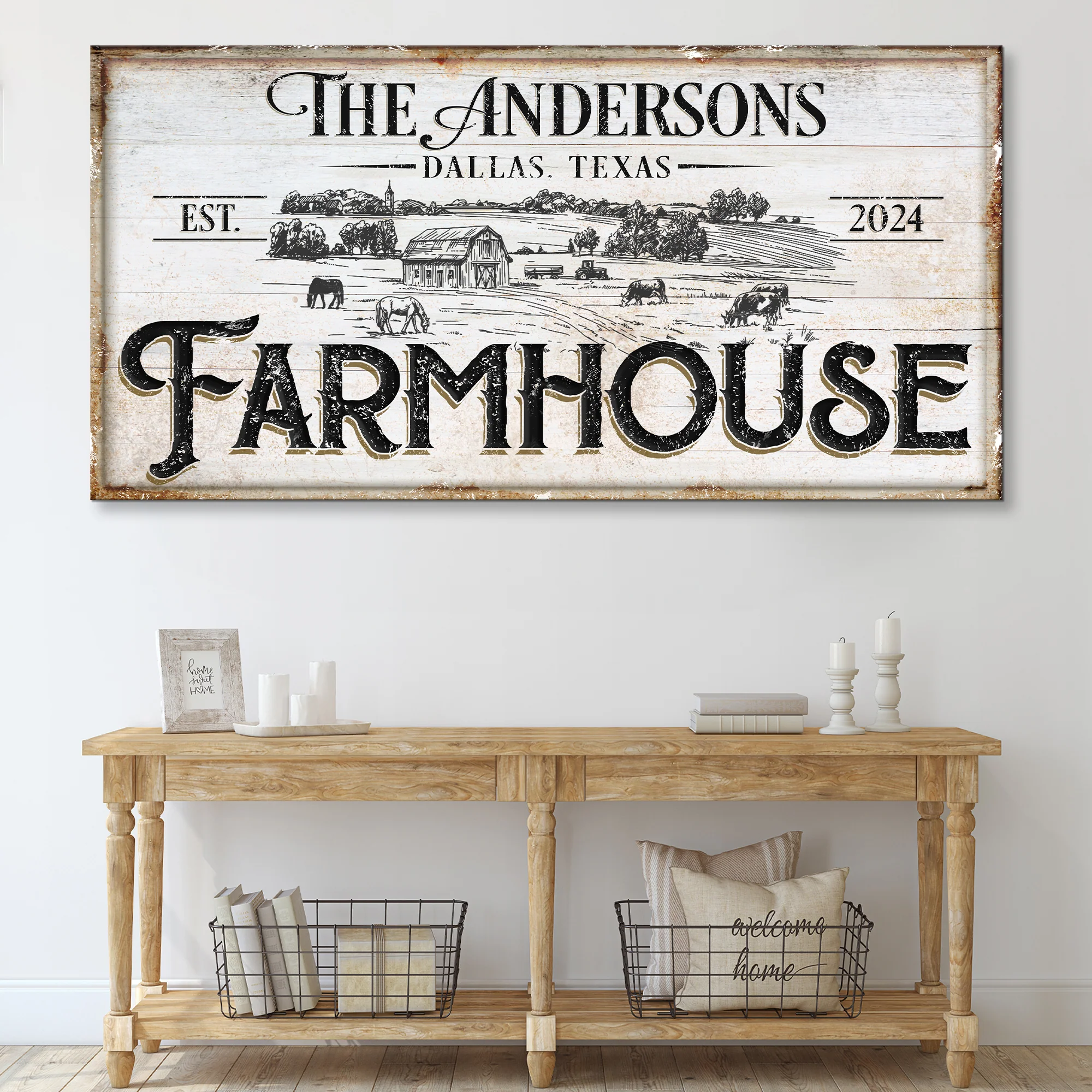 Rustic Farmhouse Sign XII - Image 3