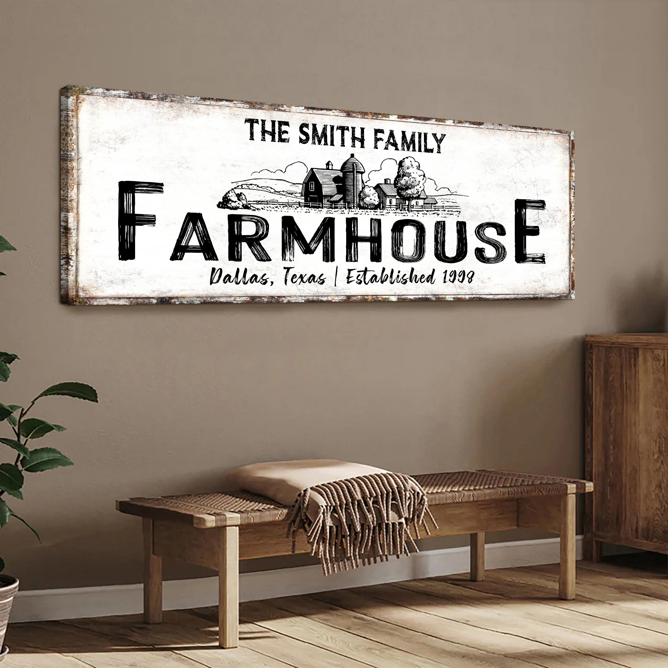 Rustic Farmhouse Sign XIII - Image 3