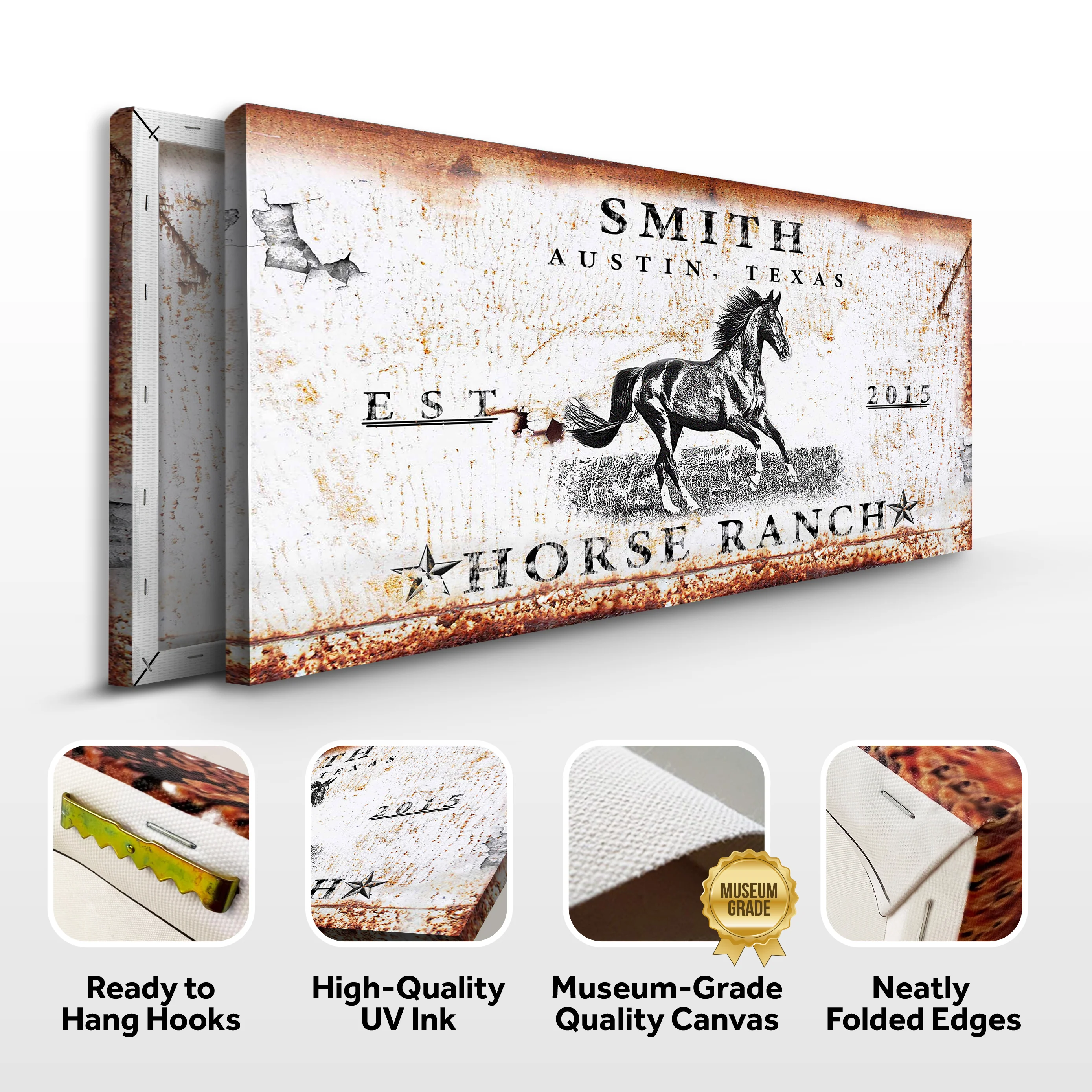 Rustic Horse Ranch Sign - Image 4