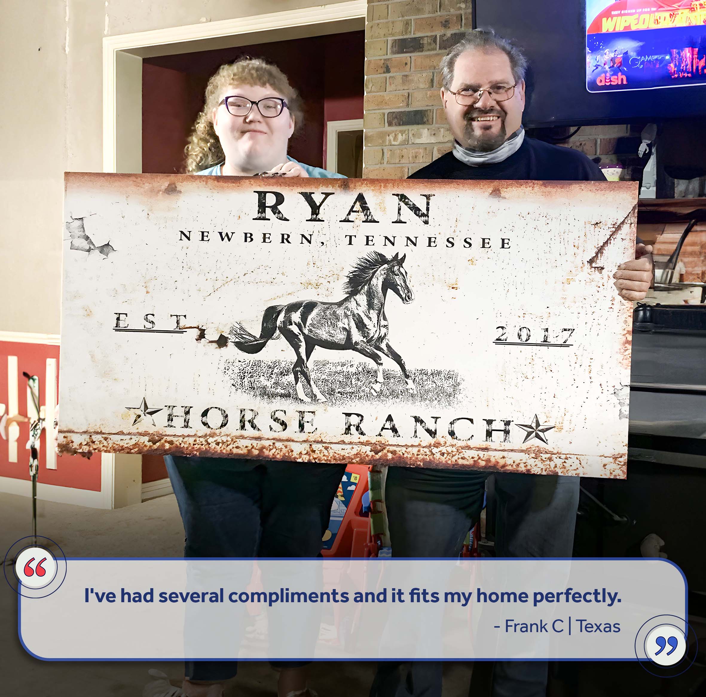 Rustic Horse Ranch Sign - Image 7