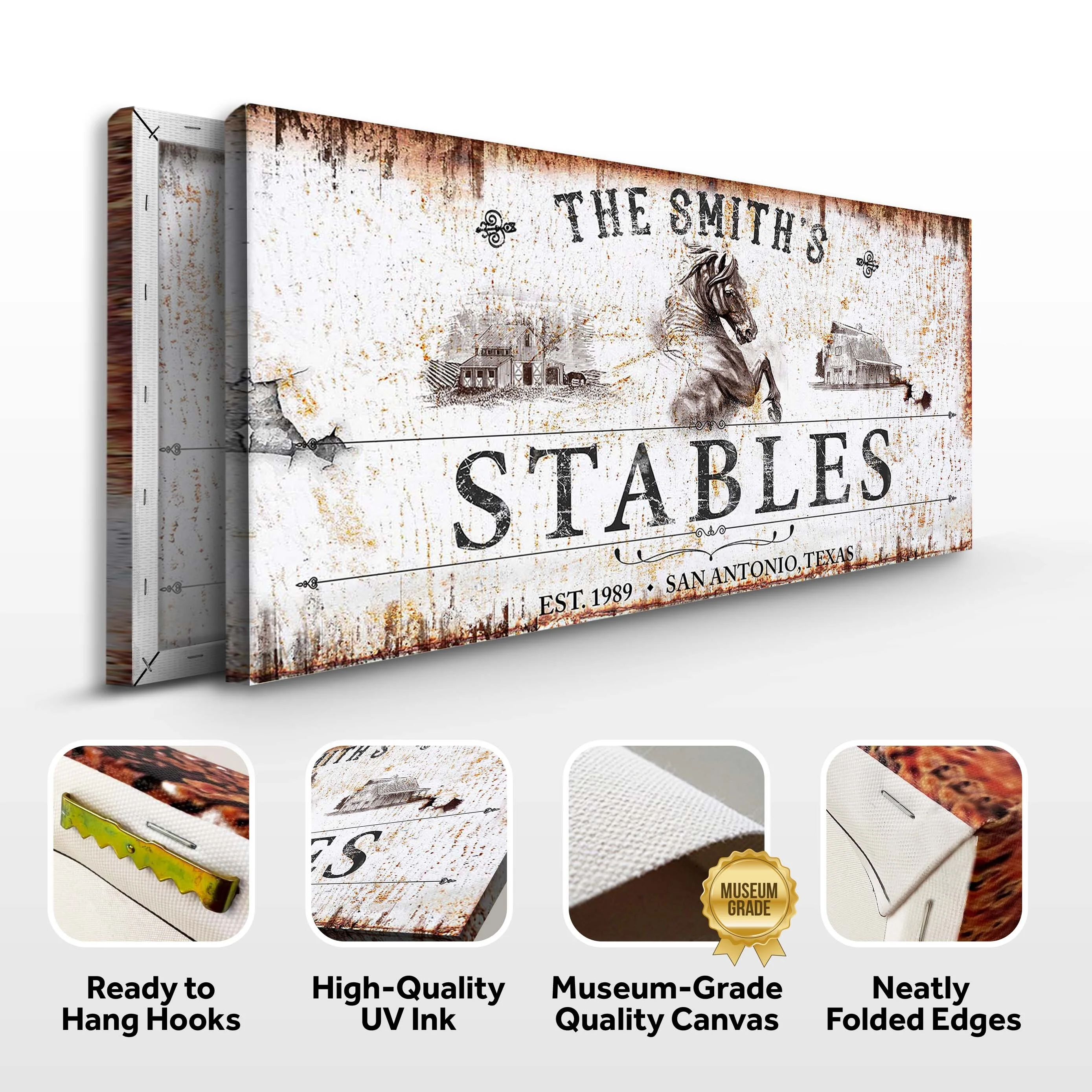 Rustic Stables Decor Sign - Image 3