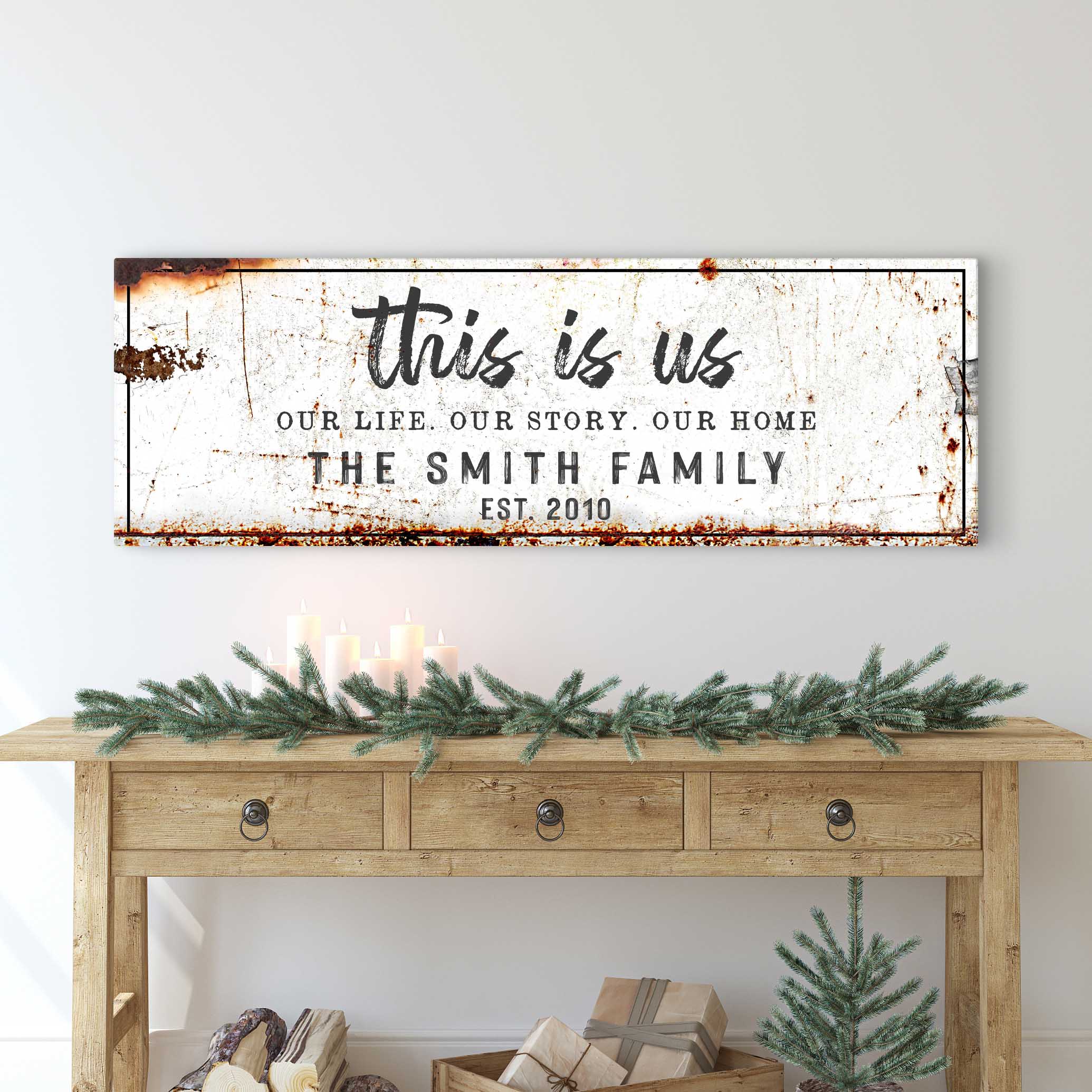 Rustic This Is Us Sign - Image 2