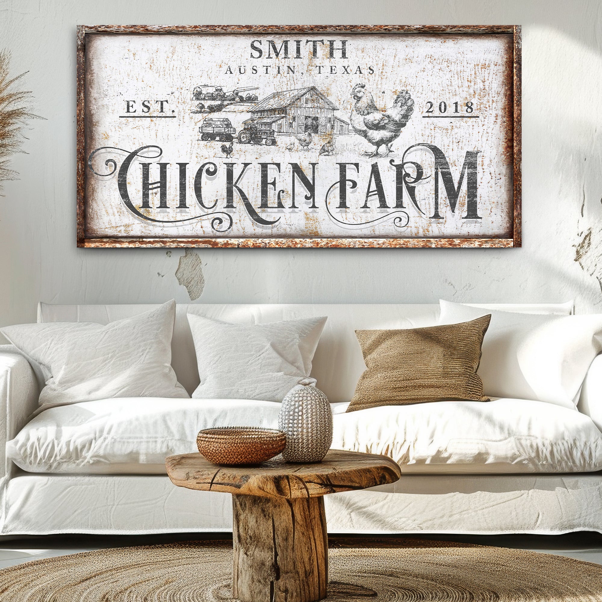 Rustic Vintage Farmhouse Sign IV - Image 2