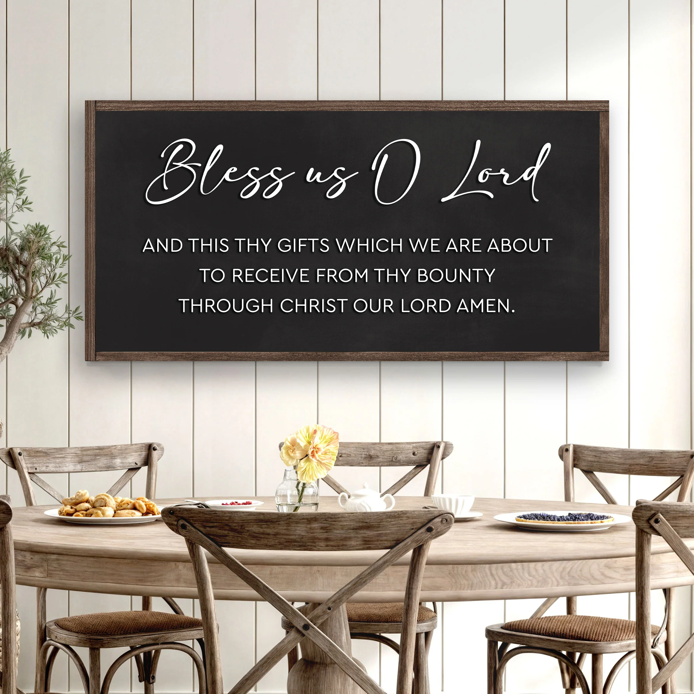 Rustic Wooden Blessing Wall Sign - Image 3