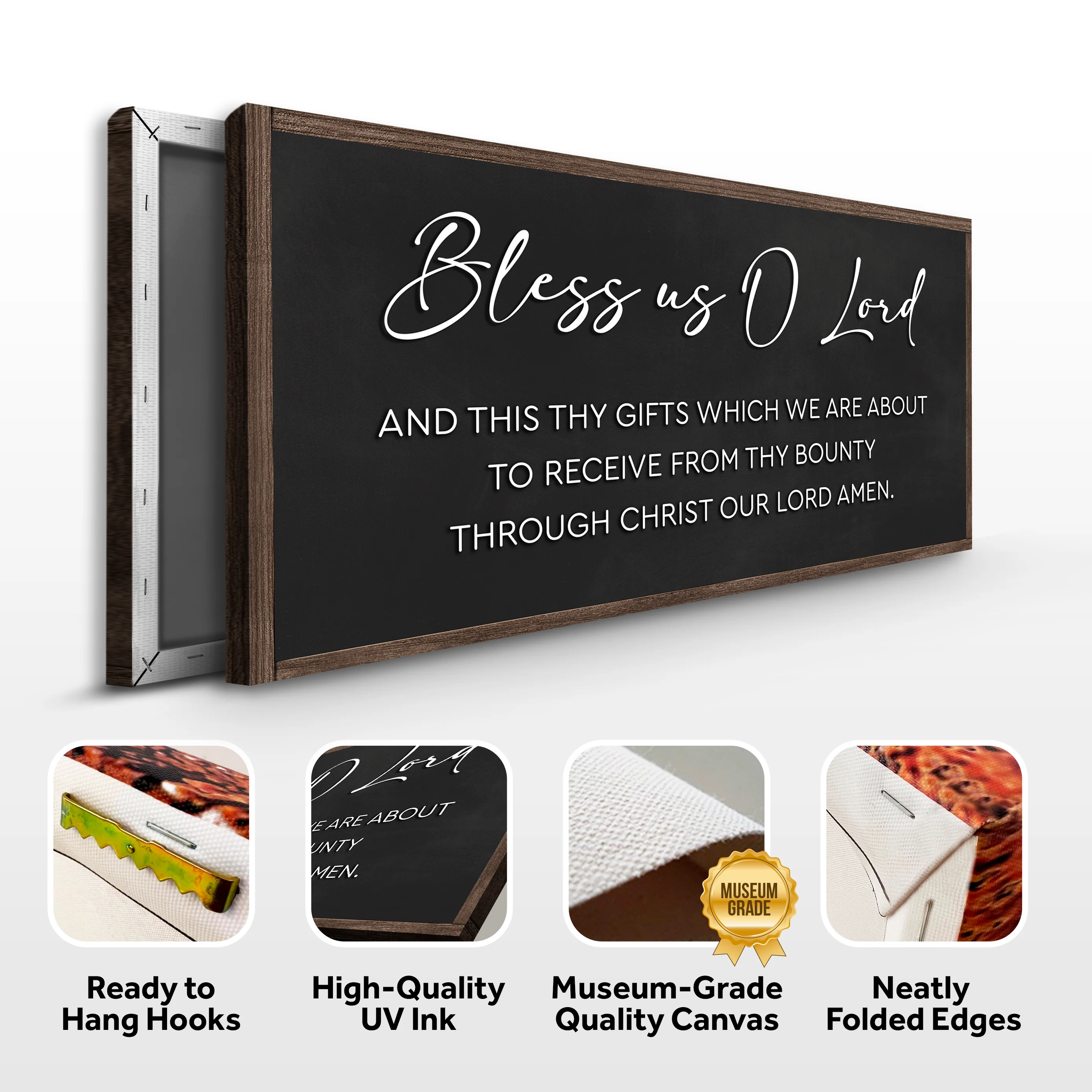 Rustic Wooden Blessing Wall Sign - Image 8