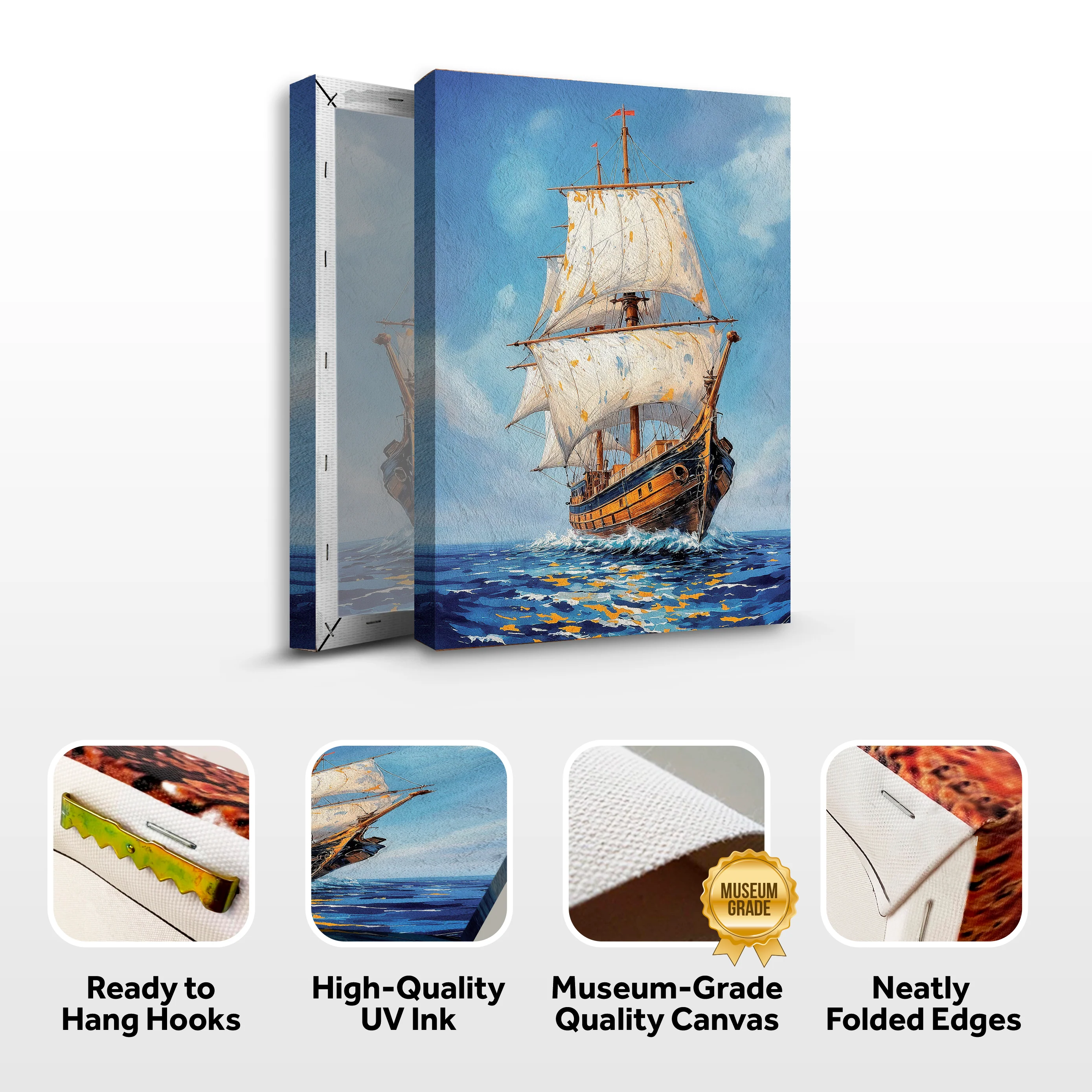 Sailing The Open Sea Wall Art - Image 8