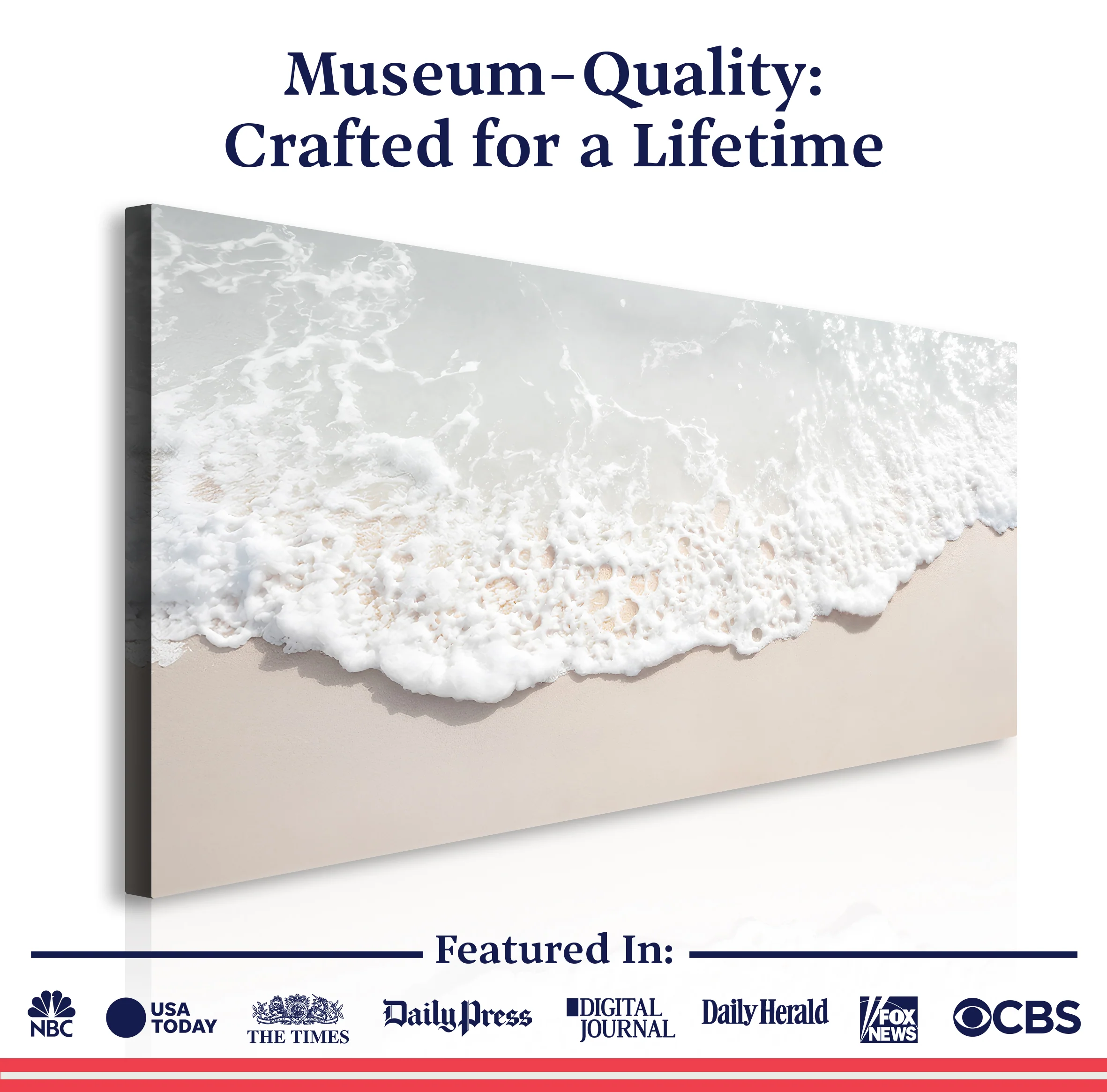 Sandy Waves Wall Art - Image 6