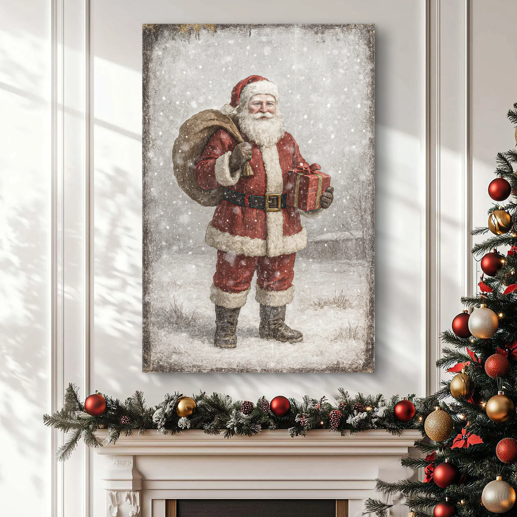 Santa Christmas Wall Art - Image 3