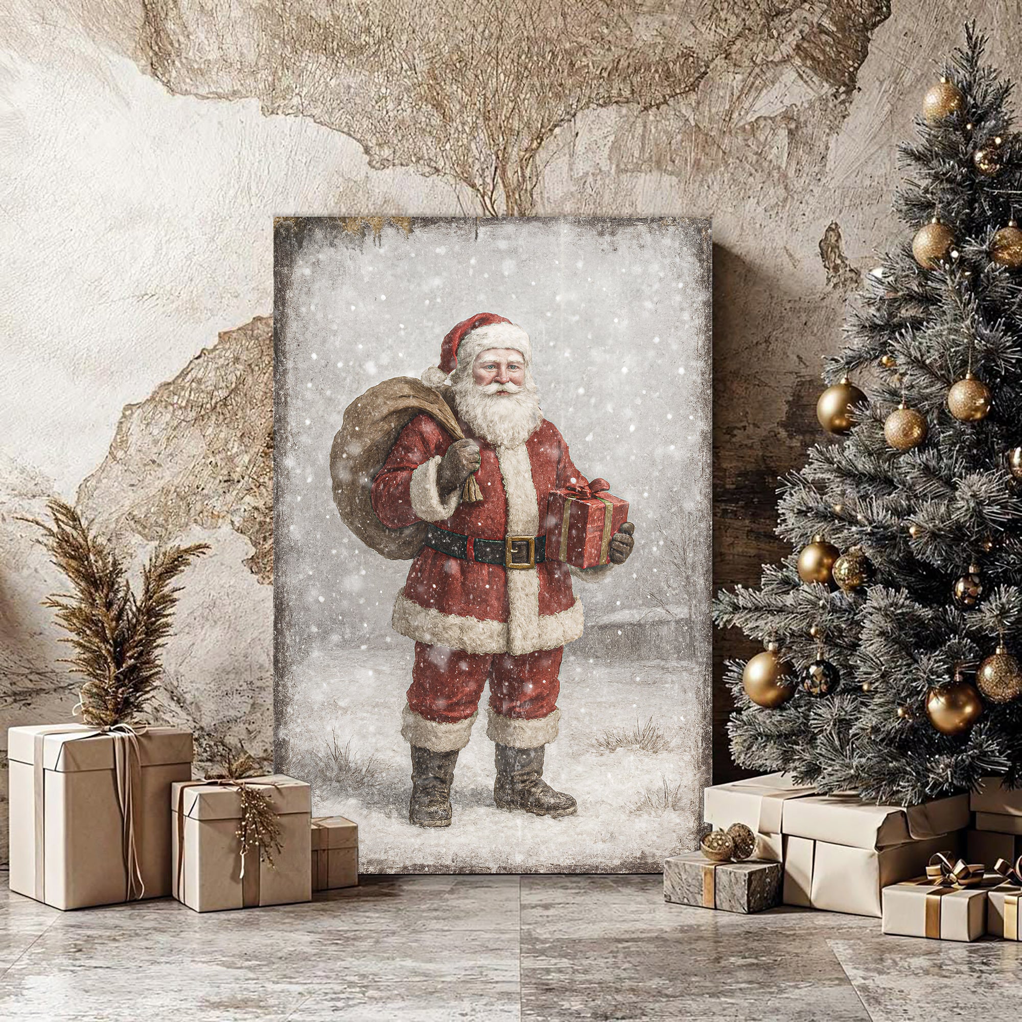 Santa Christmas Wall Art - Image 4