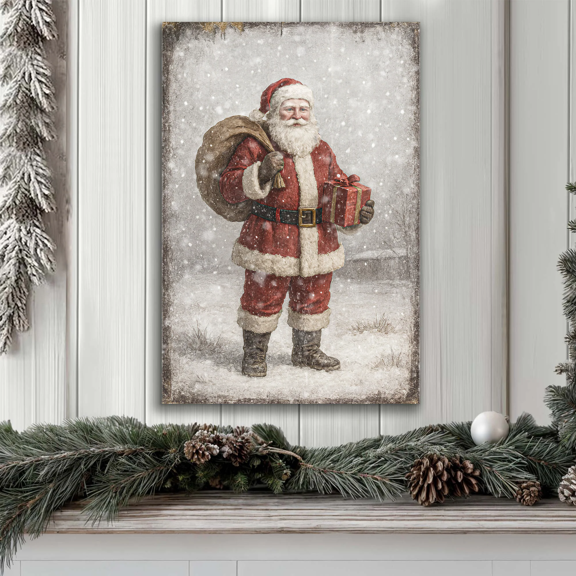 Santa Christmas Wall Art - Image 5