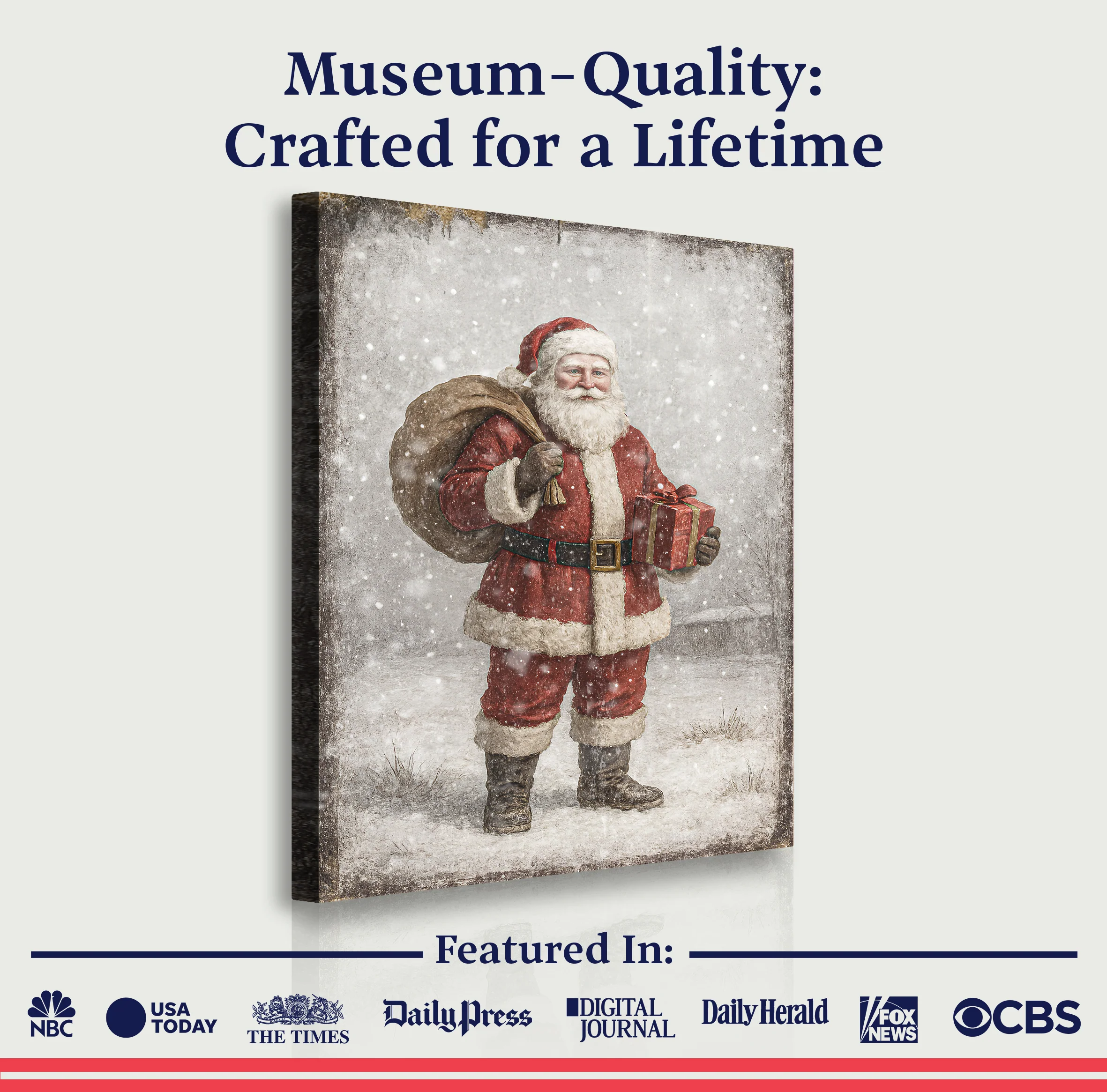 Santa Christmas Wall Art - Image 6