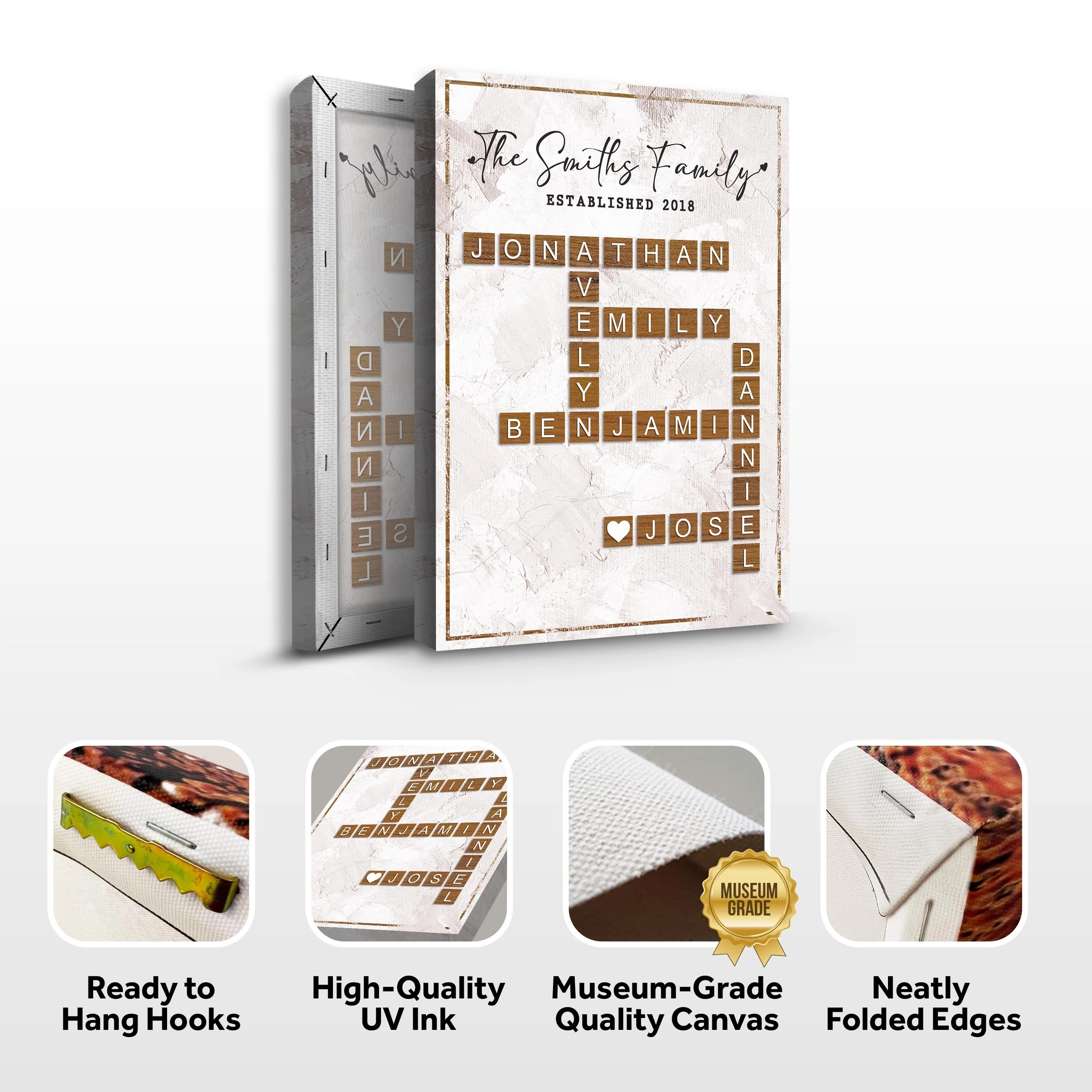 Scrabble Family Names Sign - Image 4