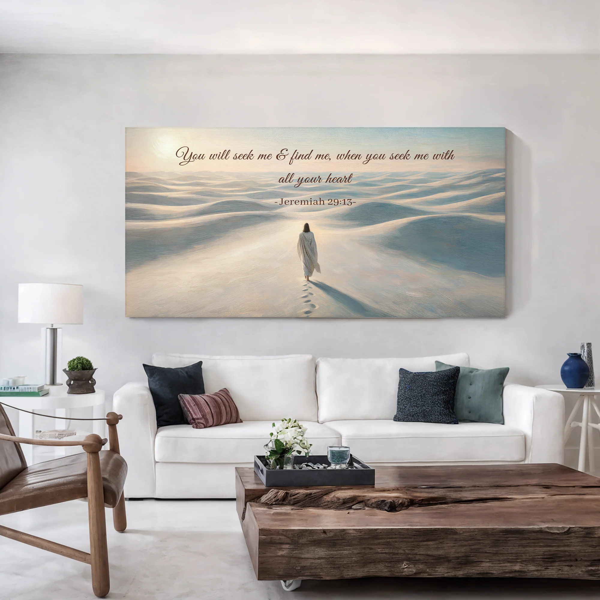 Seek Me and Find Me - Jeremiah 29:13 Faith Wall Sign - Image 5