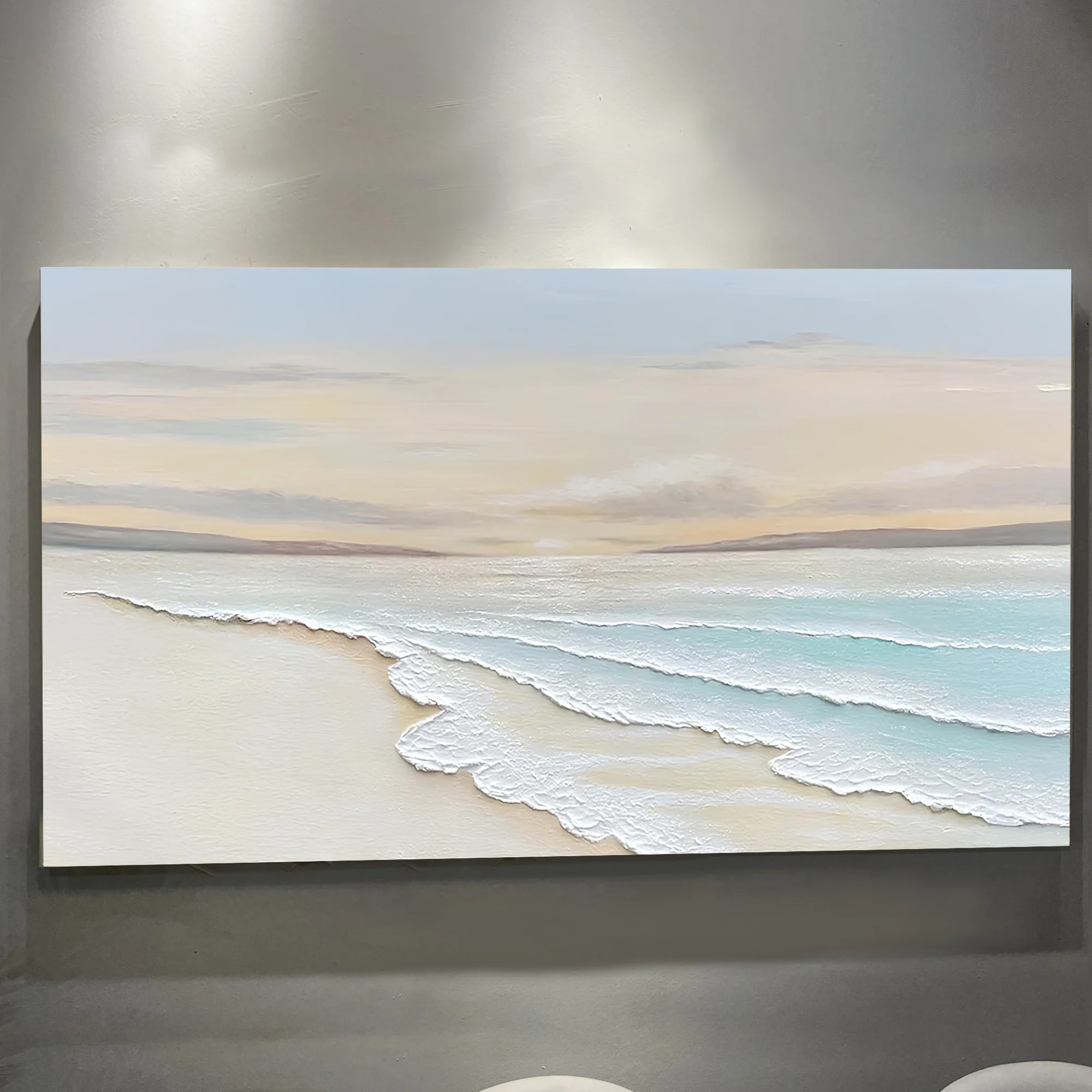 Serene Ocean Wave Coastal Wall Art IV