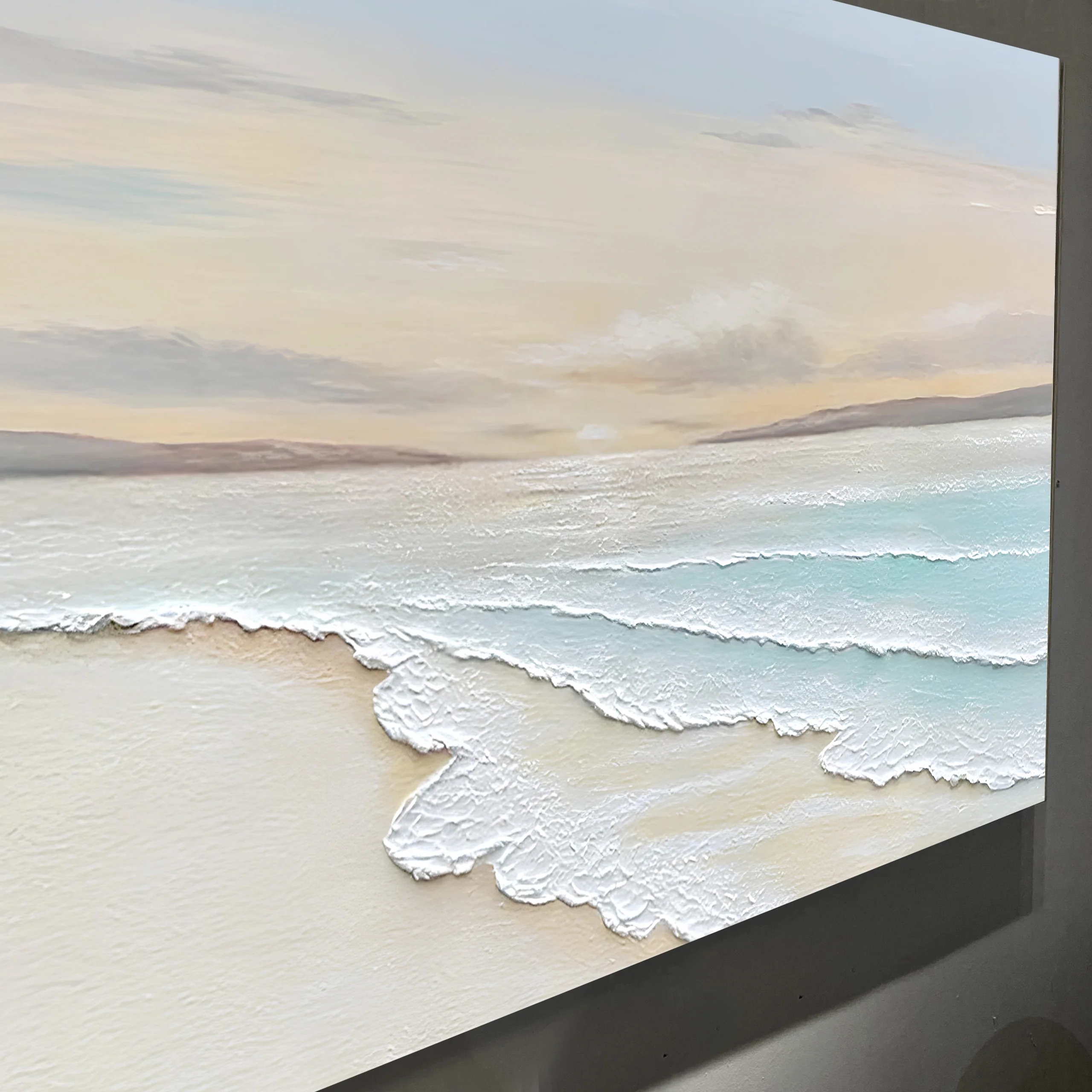 Serene Ocean Wave Coastal Wall Art IV - Image 5