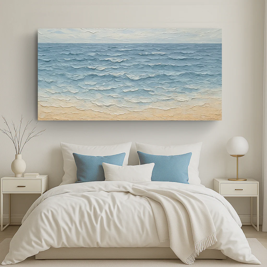 Serene Ocean Wave Coastal Wall Art VI - Image 4